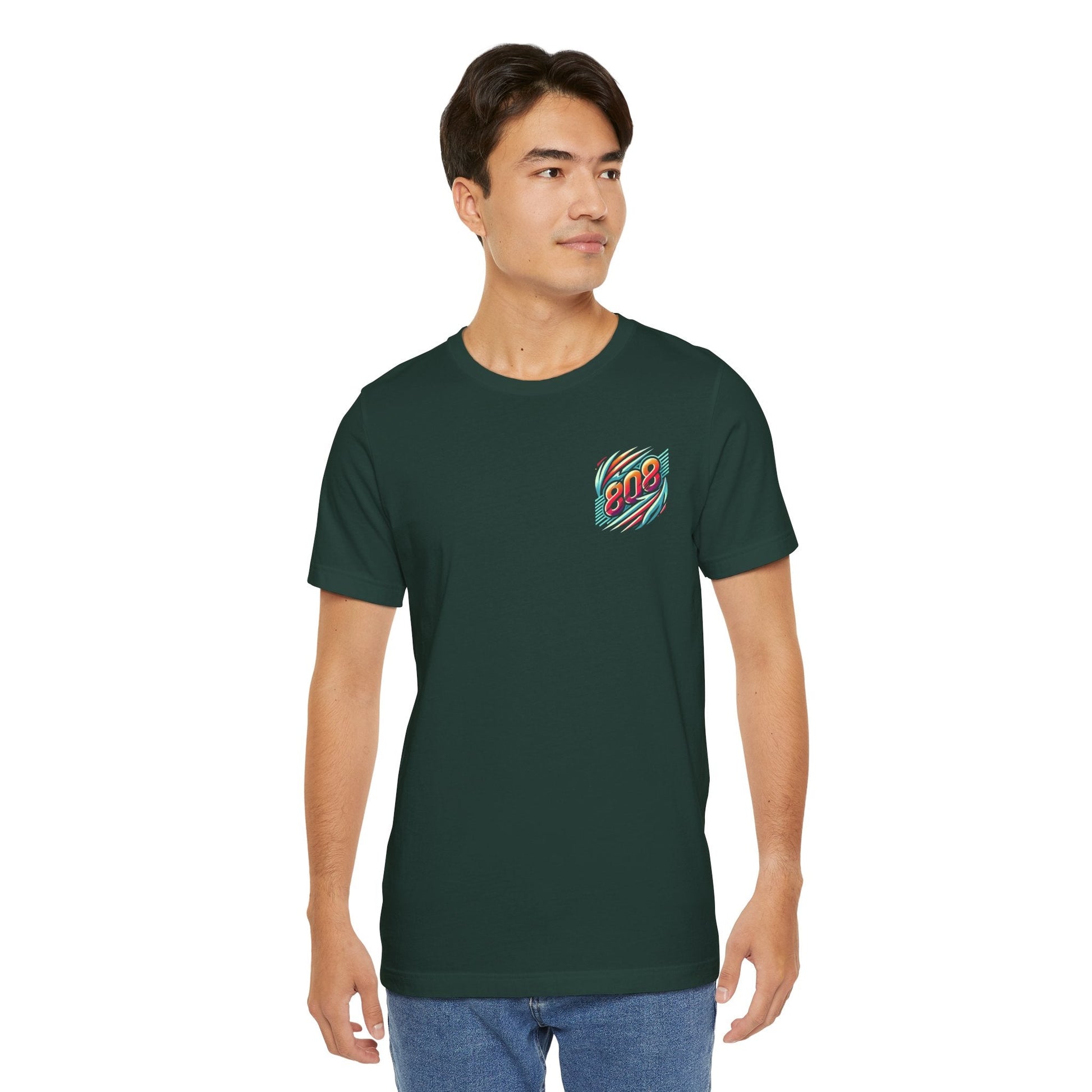 808 Hawaii Anime Vibes T-shirt - O'ahu Surf Company