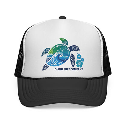 Hawaii Honu Sea Turtle Surf Trucker Hat