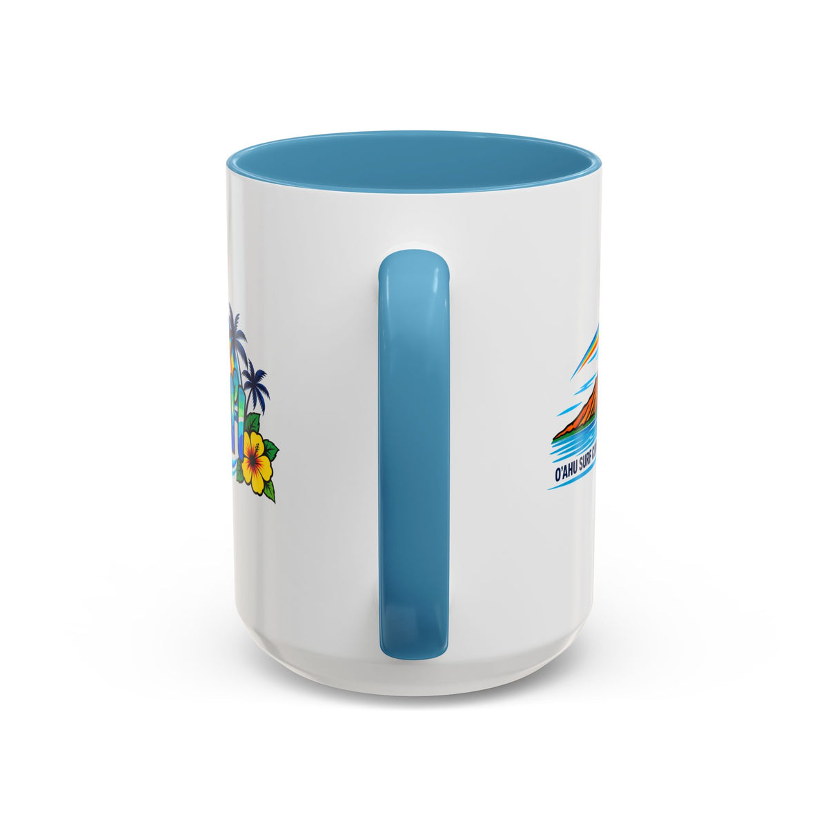 Hawaii Sunset 15 oz Ceramic Mug – Oahu Tropical Coffee Cup