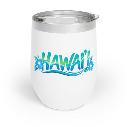 Hawaii Sea Turtle Wine Tumbler – Hawaiian Honu Ocean Wave