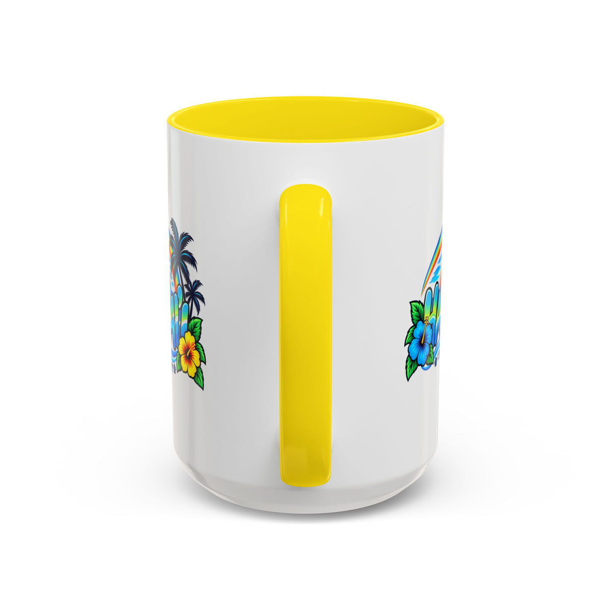 Hawaii Tropical Sunset 15 oz Ceramic Mug – Ocean Wave Coffee Cup