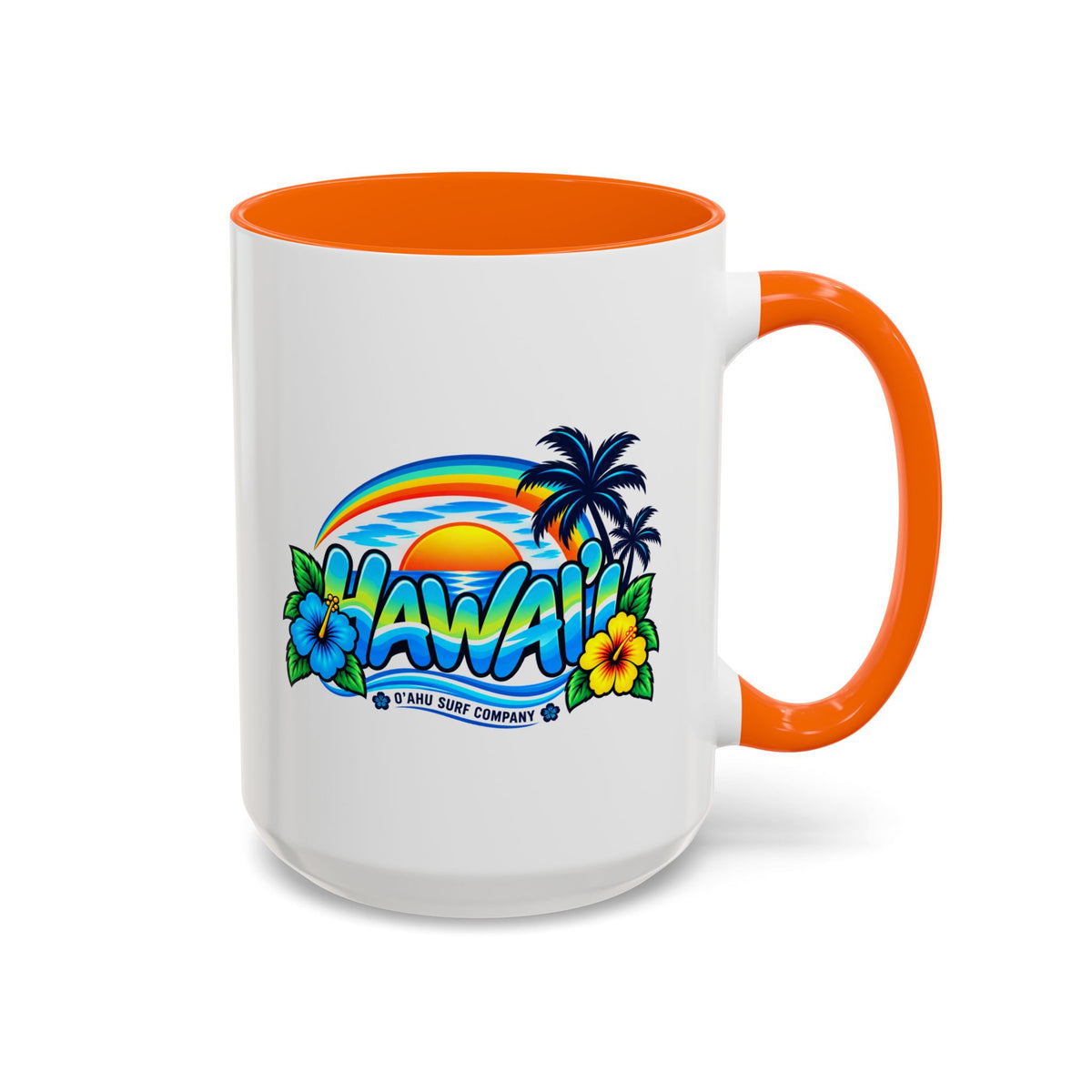 Hawaii Tropical Sunset 15 oz Ceramic Mug – Ocean Wave Coffee Cup