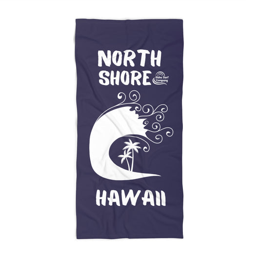 North Shore Hawaii Beach Towel – Indigo