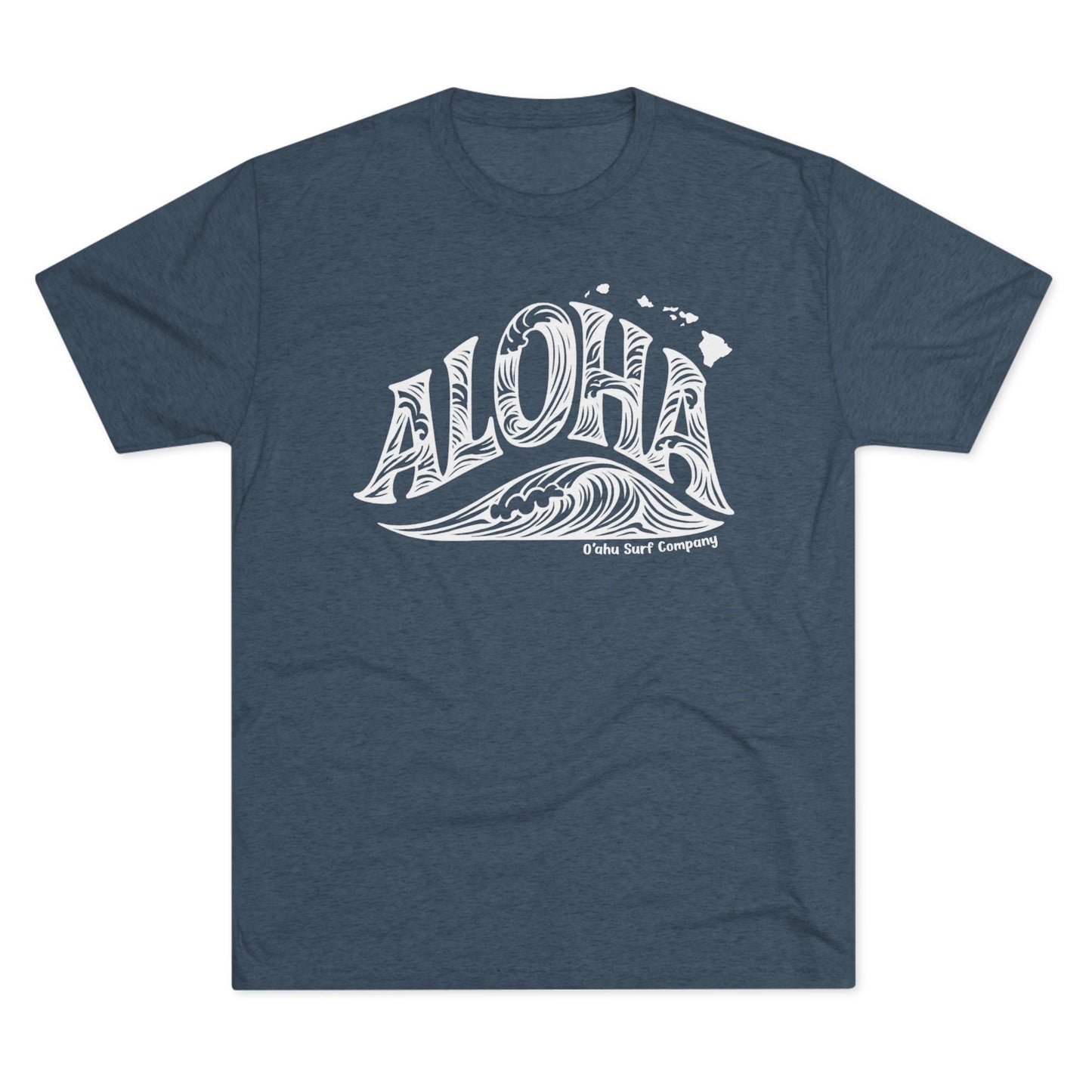 Aloha Hawaii Wave T-shirt - O'ahu Surf Company