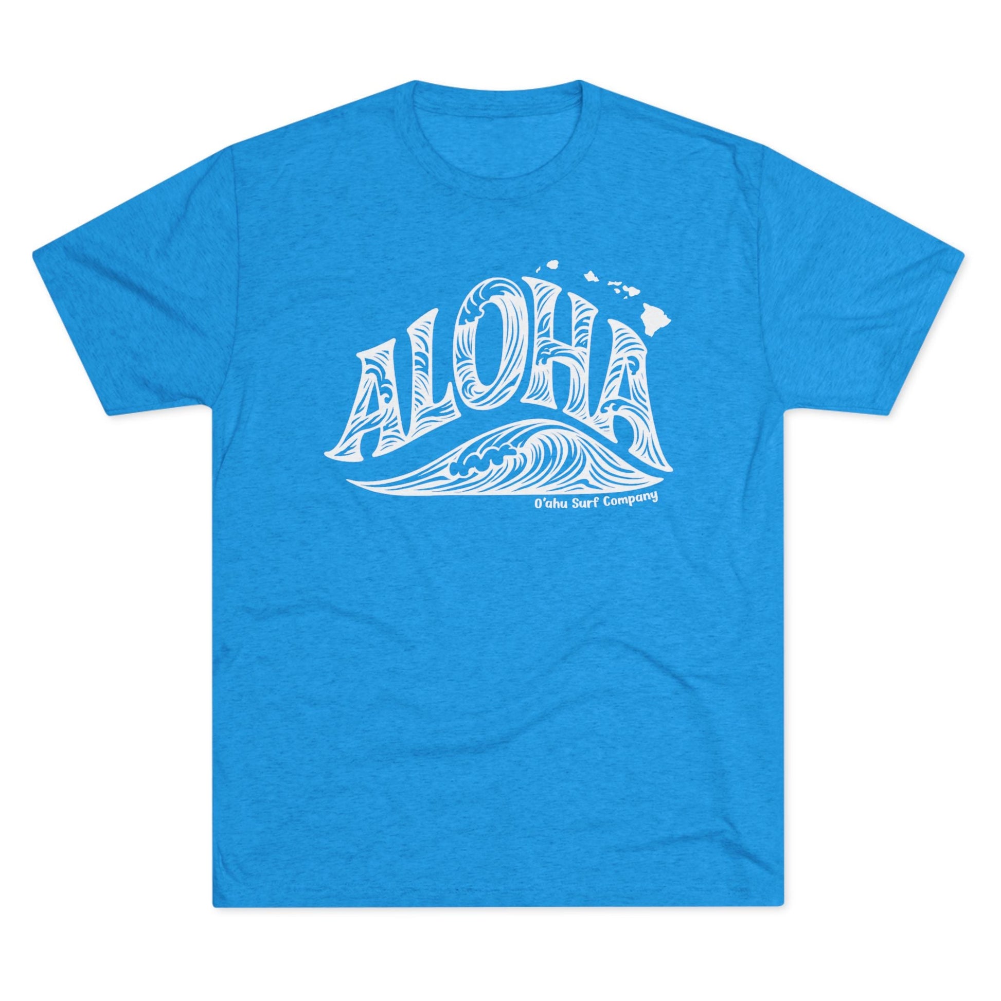 Aloha Hawaii Wave T-shirt - O'ahu Surf Company