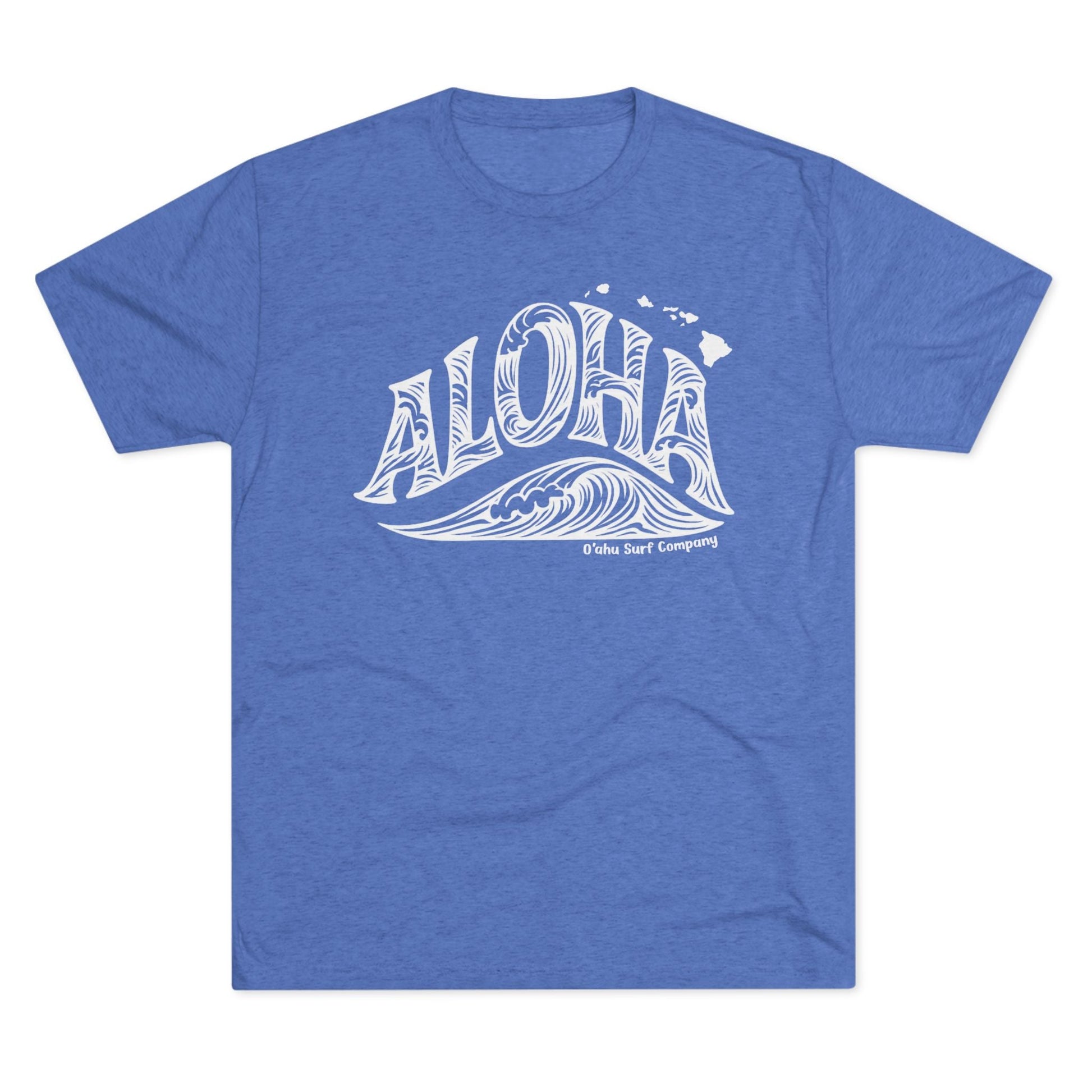 Aloha Hawaii Wave T-shirt - O'ahu Surf Company