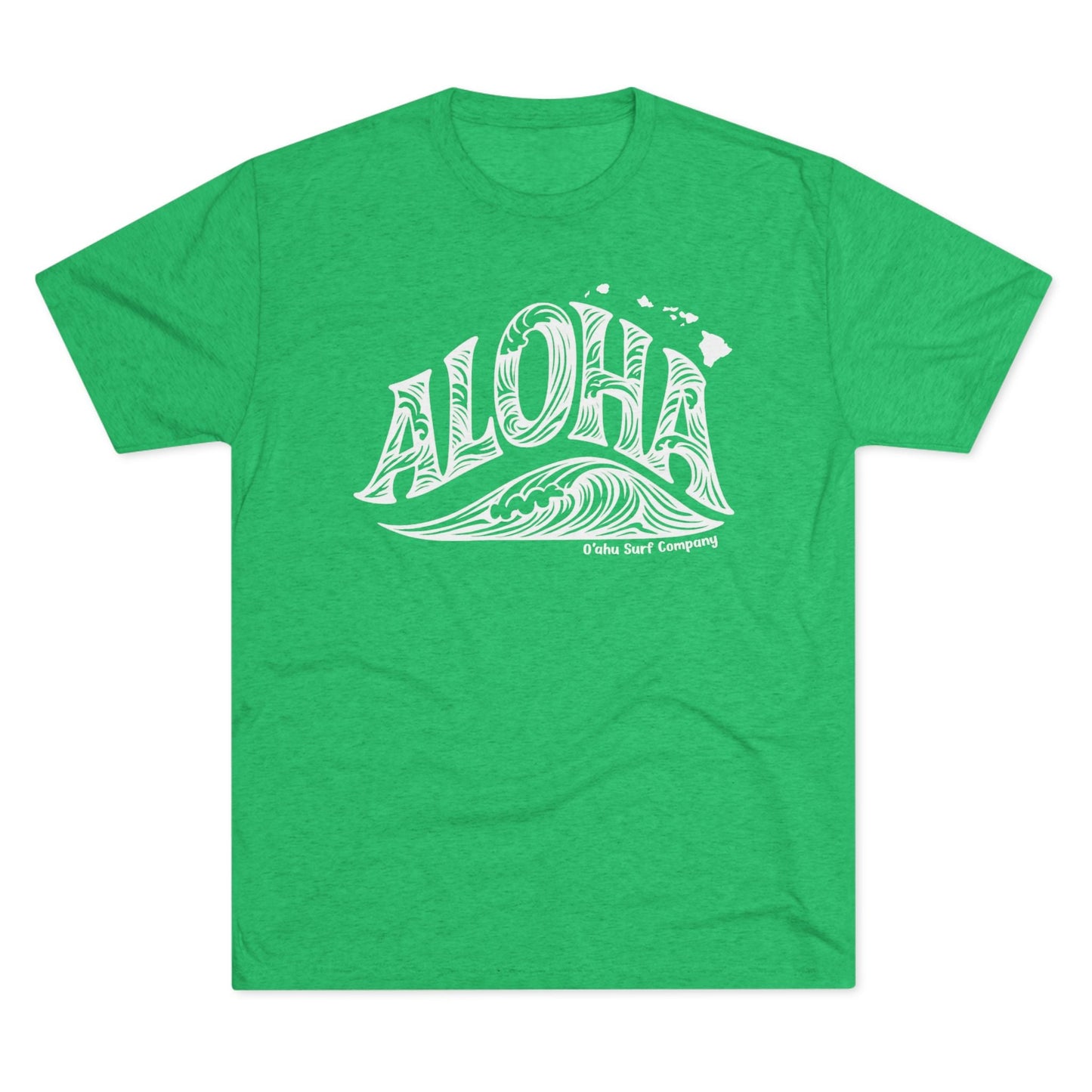 Aloha Hawaii Wave T-shirt - O'ahu Surf Company