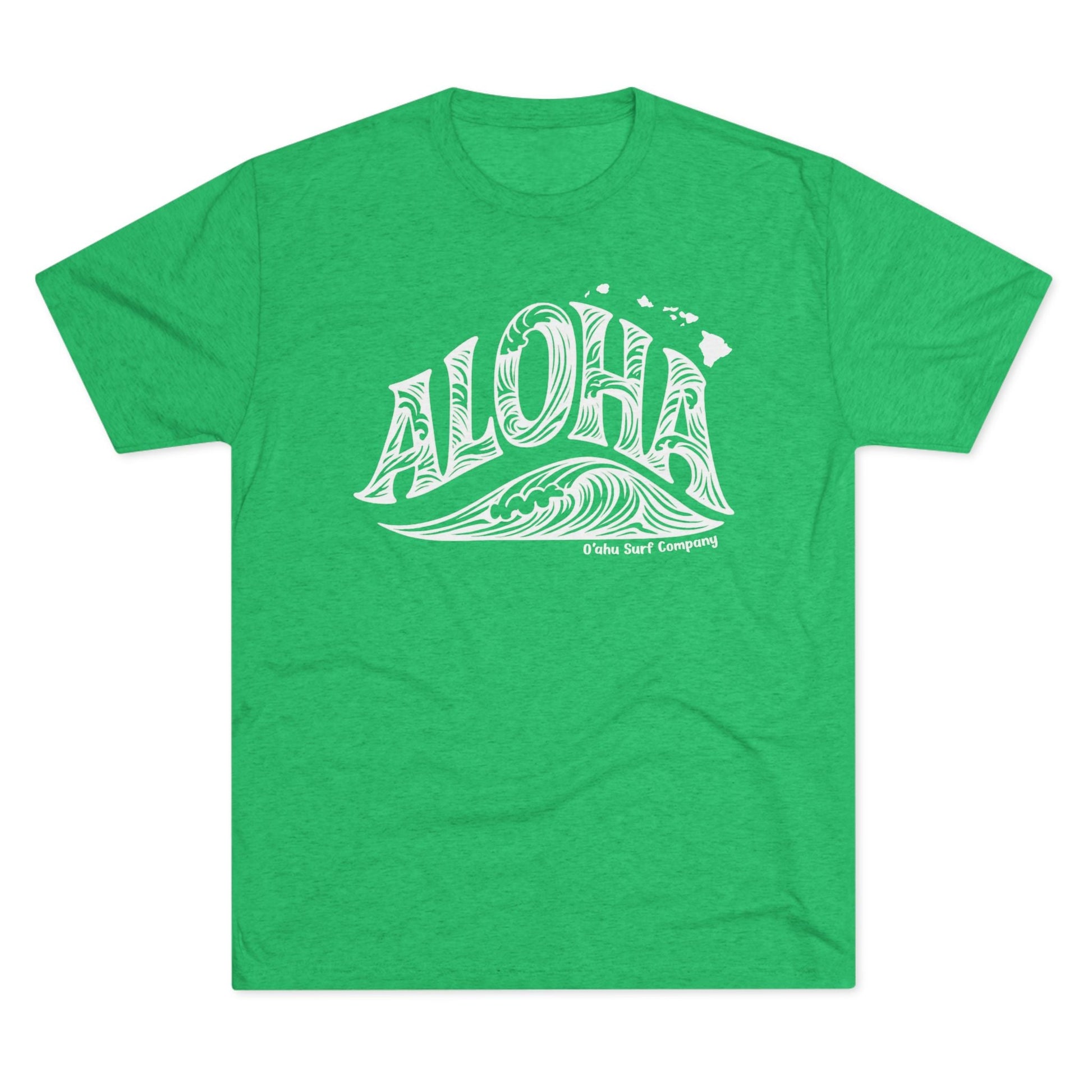 Aloha Hawaii Wave T-shirt - O'ahu Surf Company