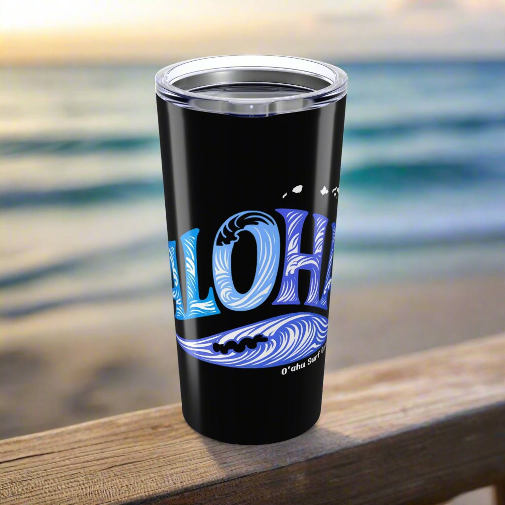 Aloha Hawaii Wave Tumbler 20oz - O'ahu Surf Company