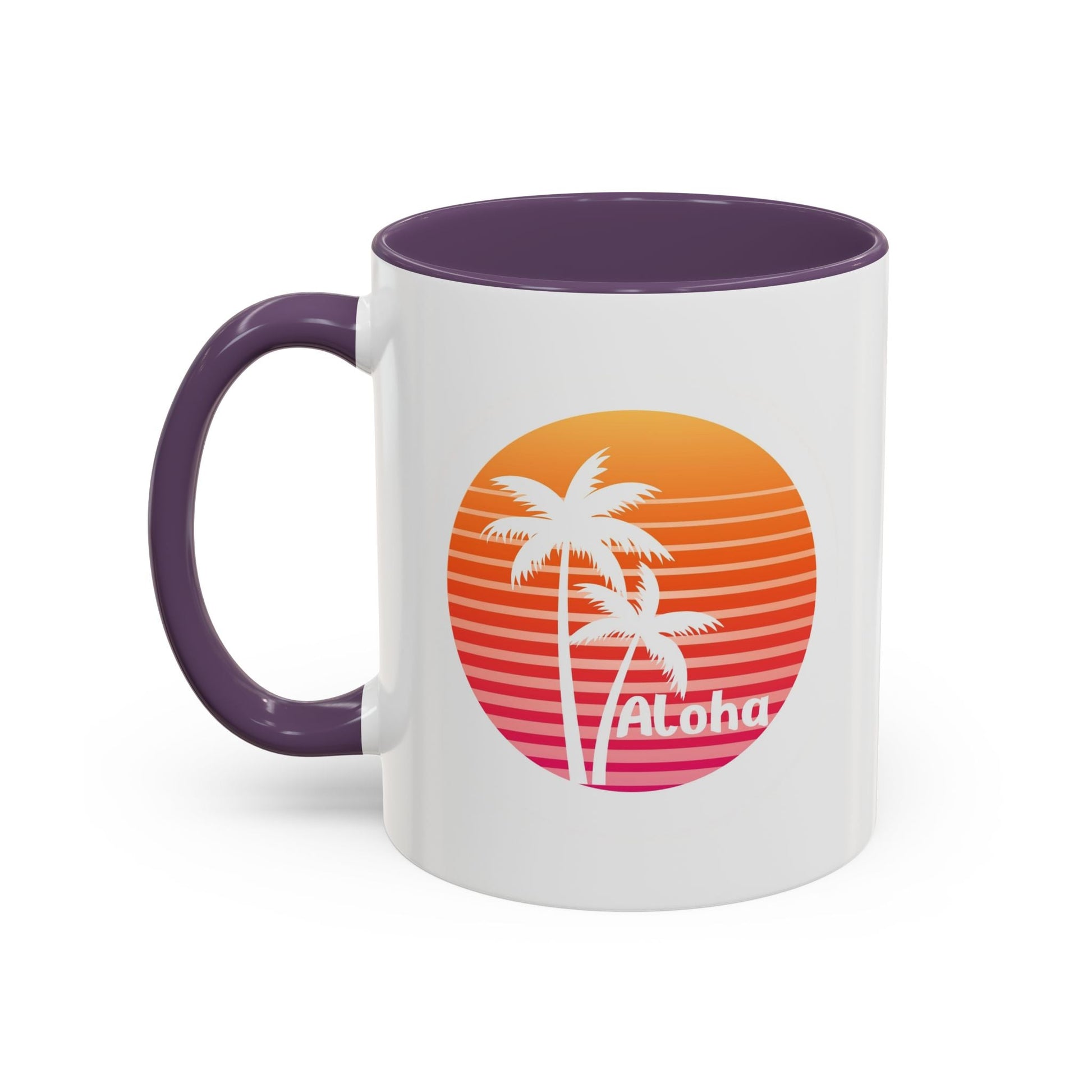 Aloha Hawaiian Island Style Coffee Mug 11oz Beach House Decor Tropical Island Theme Cup - O'ahu Surf Company