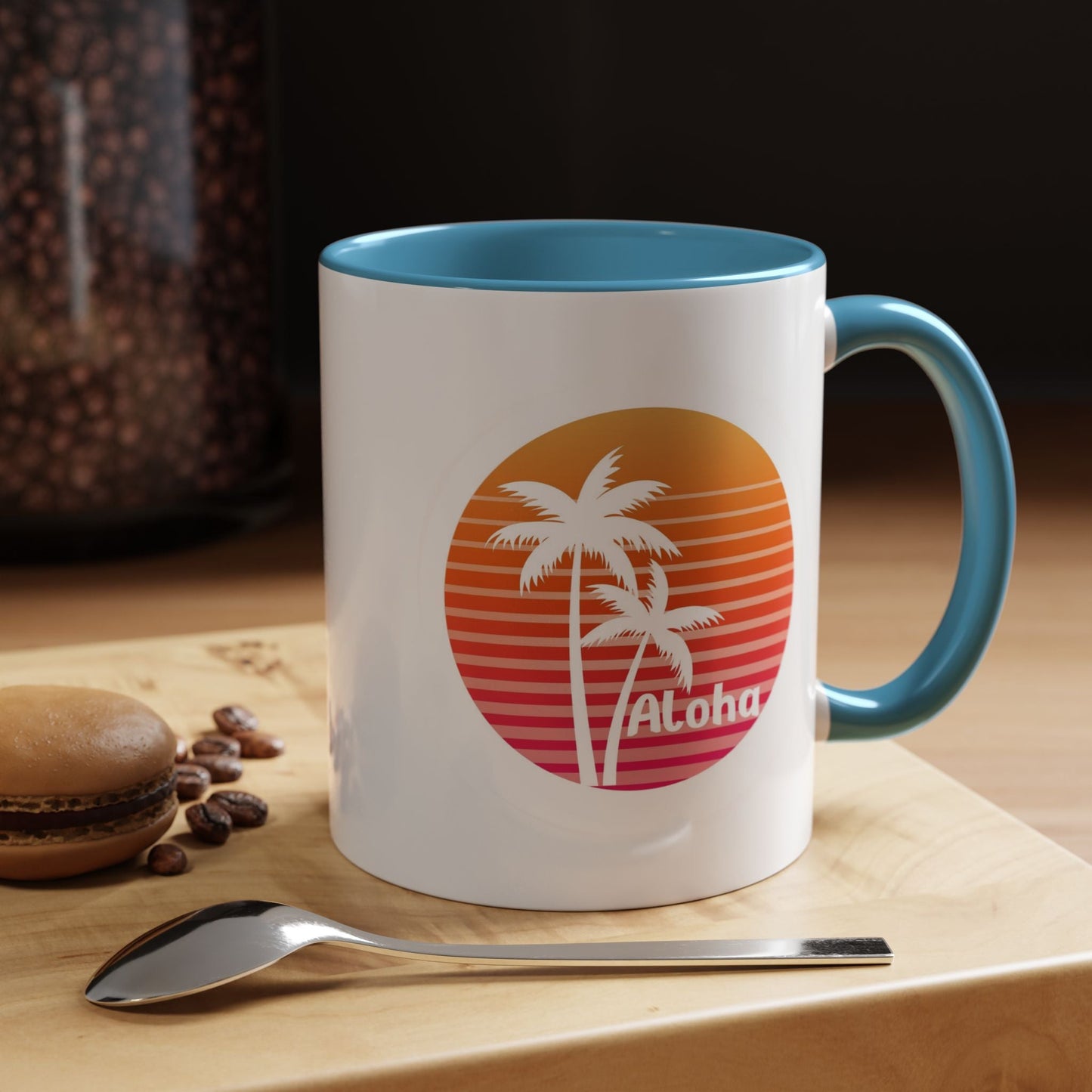 Aloha Hawaiian Island Style Coffee Mug 11oz Beach House Decor Tropical Island Theme Cup - O'ahu Surf Company