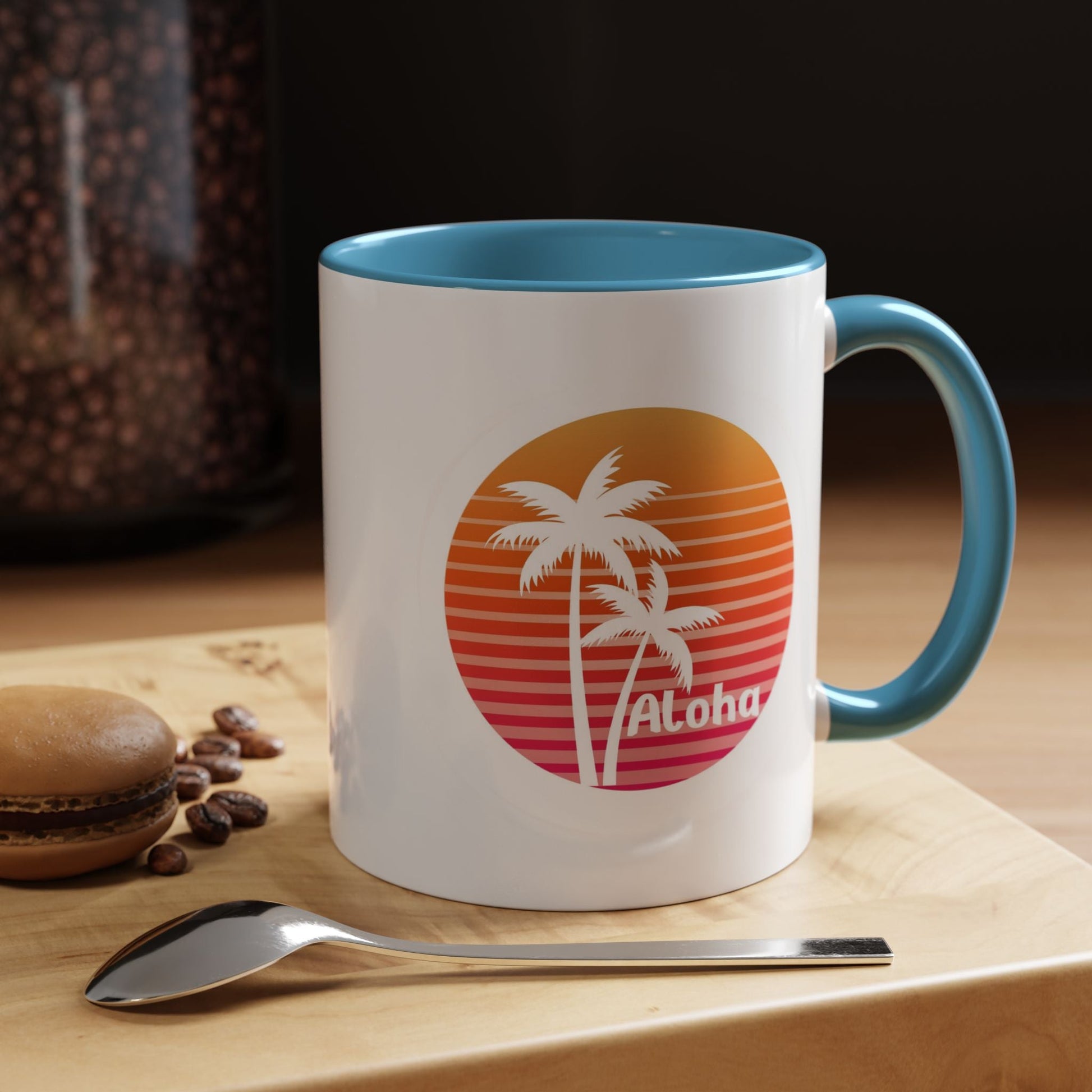 Aloha Hawaiian Island Style Coffee Mug 11oz Beach House Decor Tropical Island Theme Cup - O'ahu Surf Company