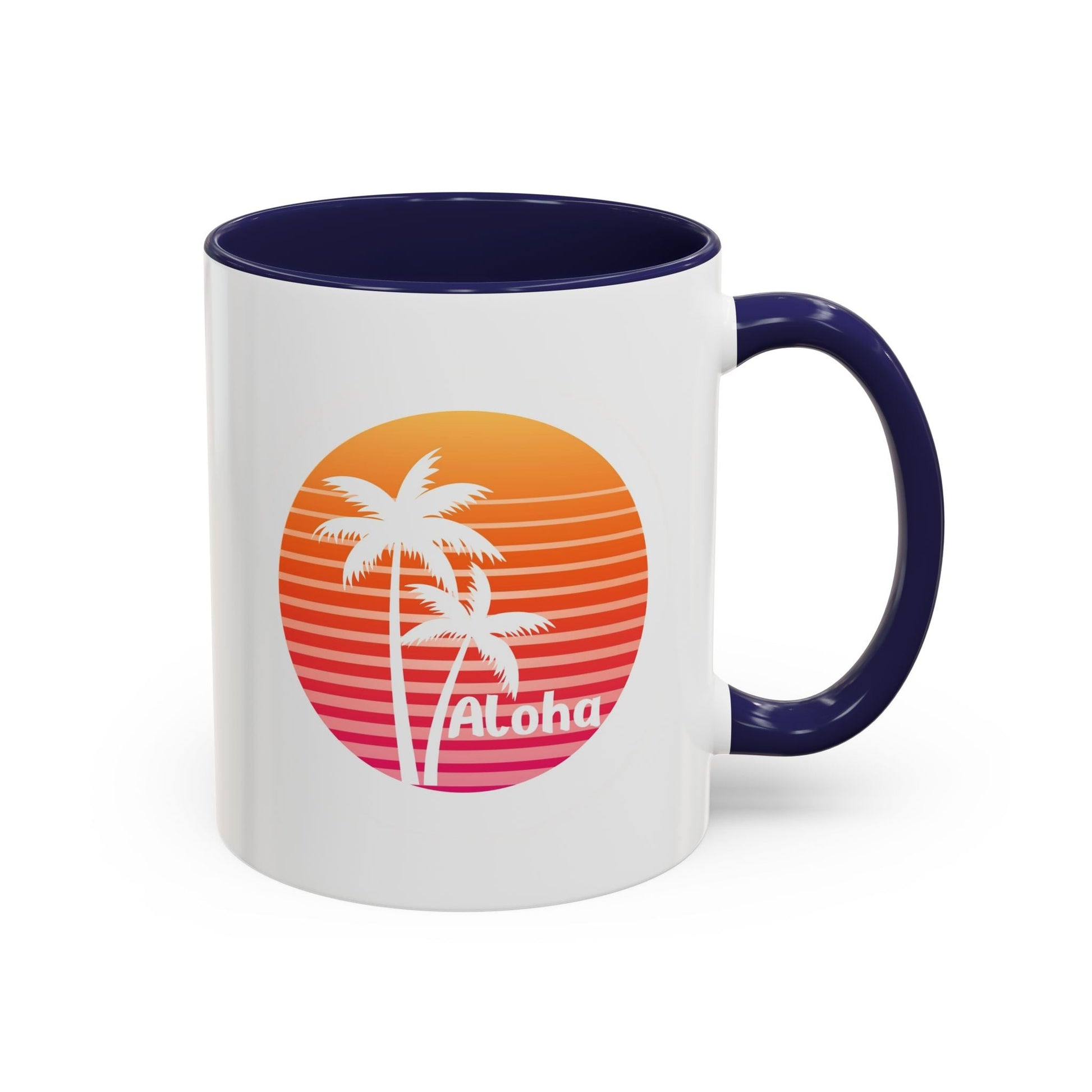 Aloha Hawaiian Island Style Coffee Mug 11oz Beach House Decor Tropical Island Theme Cup - O'ahu Surf Company