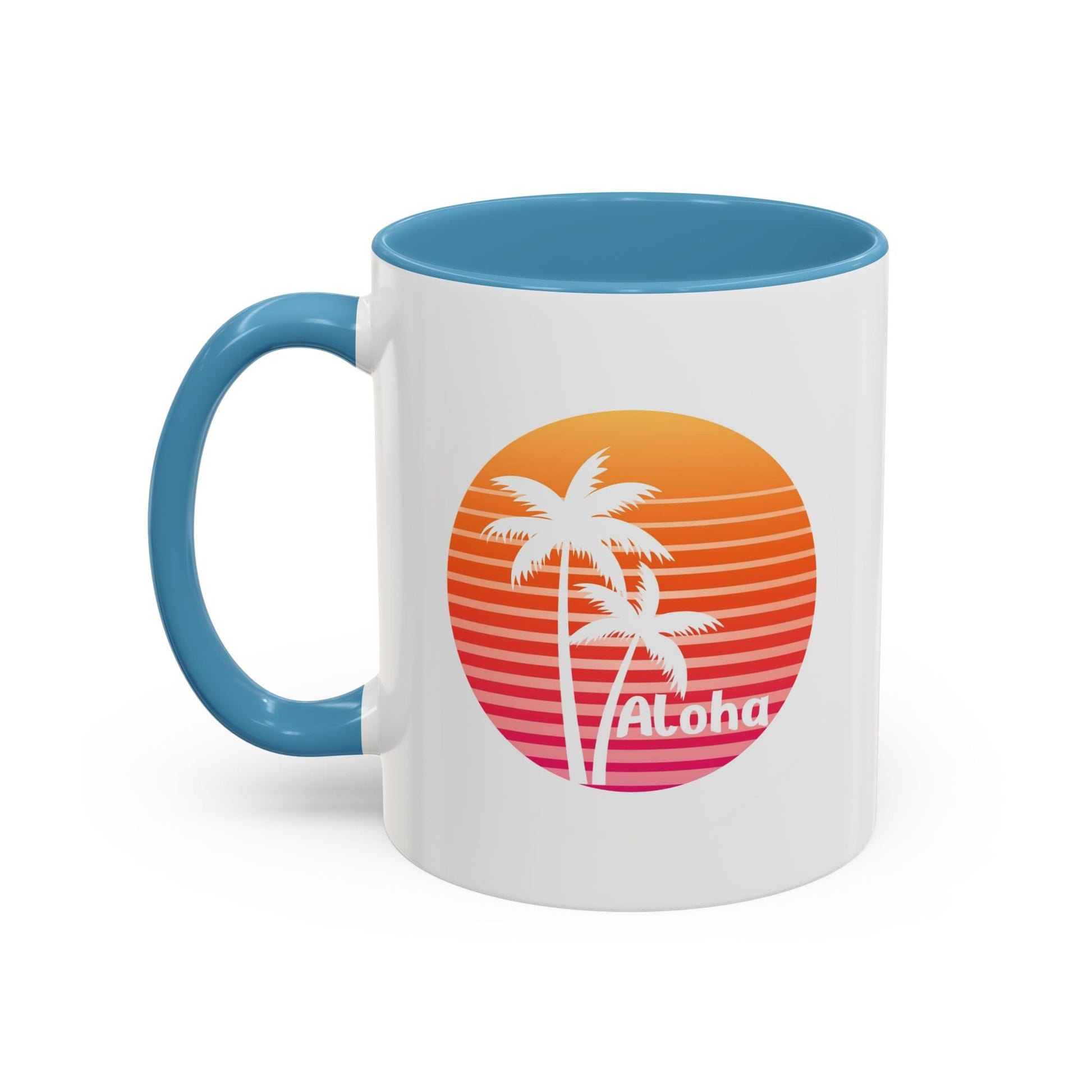Aloha Hawaiian Island Style Coffee Mug 11oz Beach House Decor Tropical Island Theme Cup - O'ahu Surf Company
