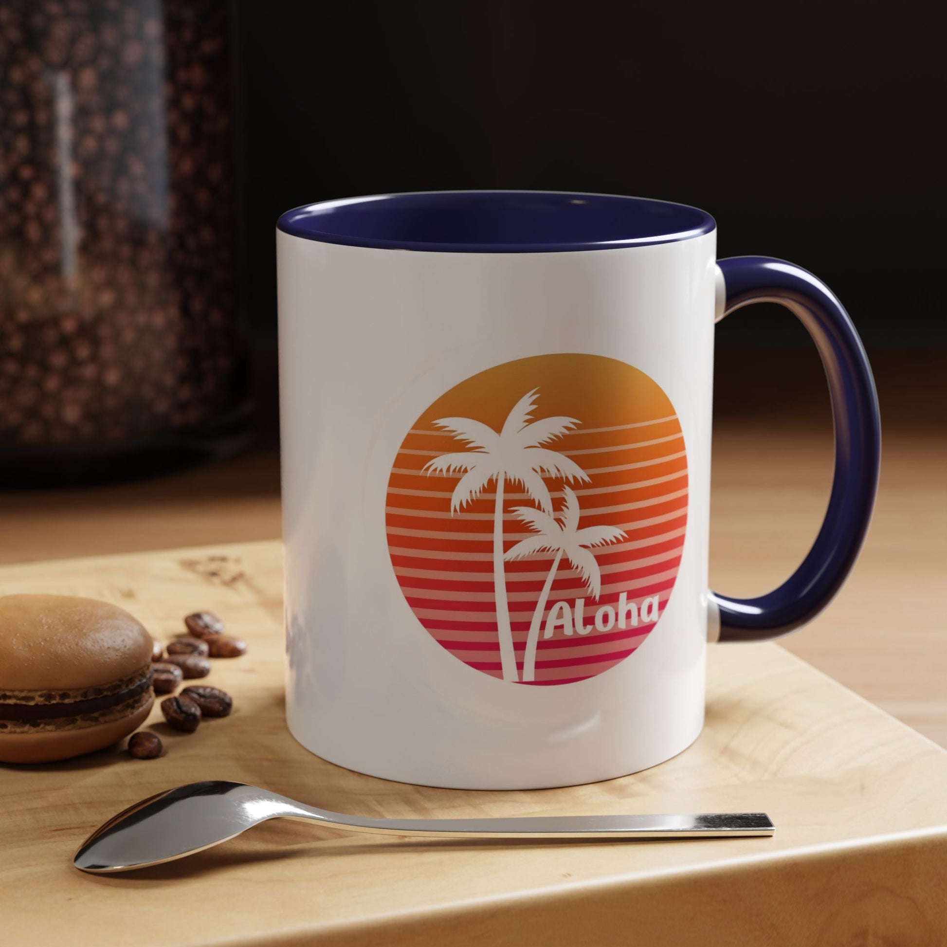 Aloha Hawaiian Island Style Coffee Mug 11oz Beach House Decor Tropical Island Theme Cup - O'ahu Surf Company