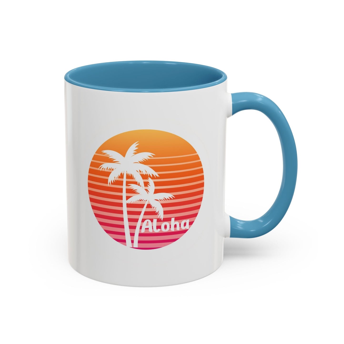 Aloha Hawaiian Island Style Coffee Mug 11oz Beach House Decor Tropical Island Theme Cup - O'ahu Surf Company