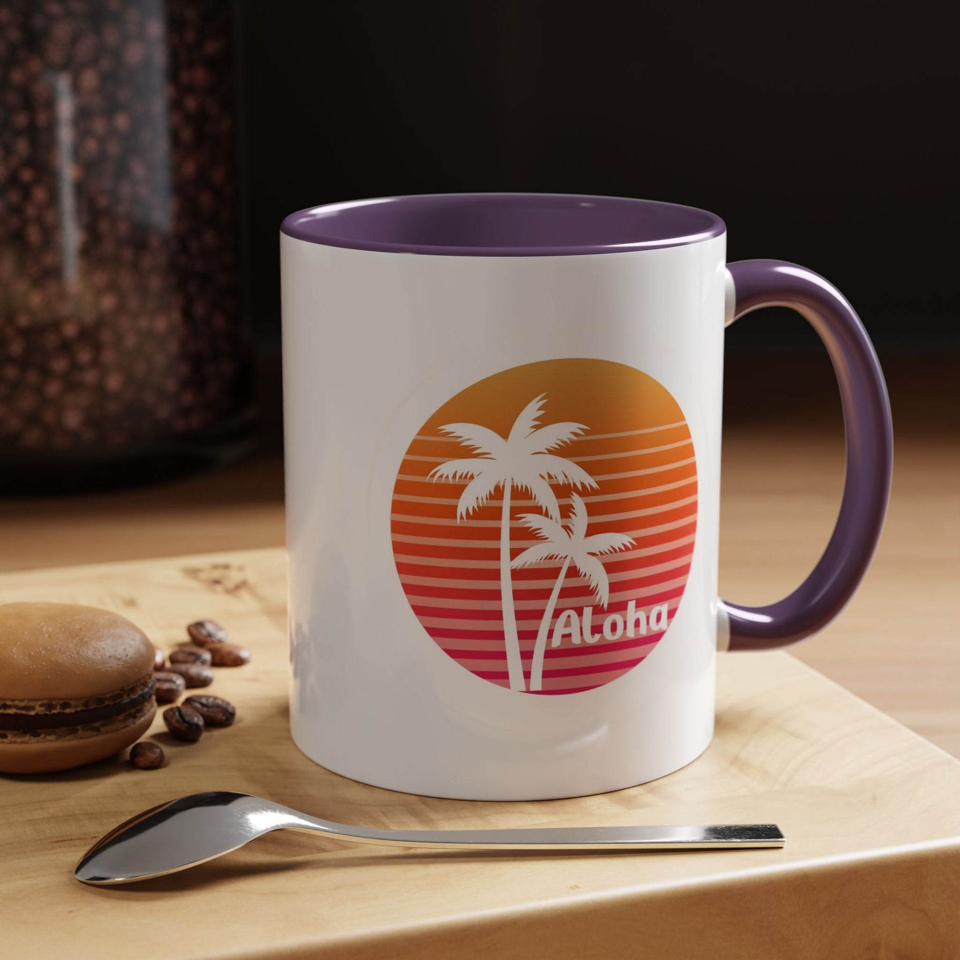 Aloha Hawaiian Island Style Coffee Mug 11oz Beach House Decor Tropical Island Theme Cup - O'ahu Surf Company