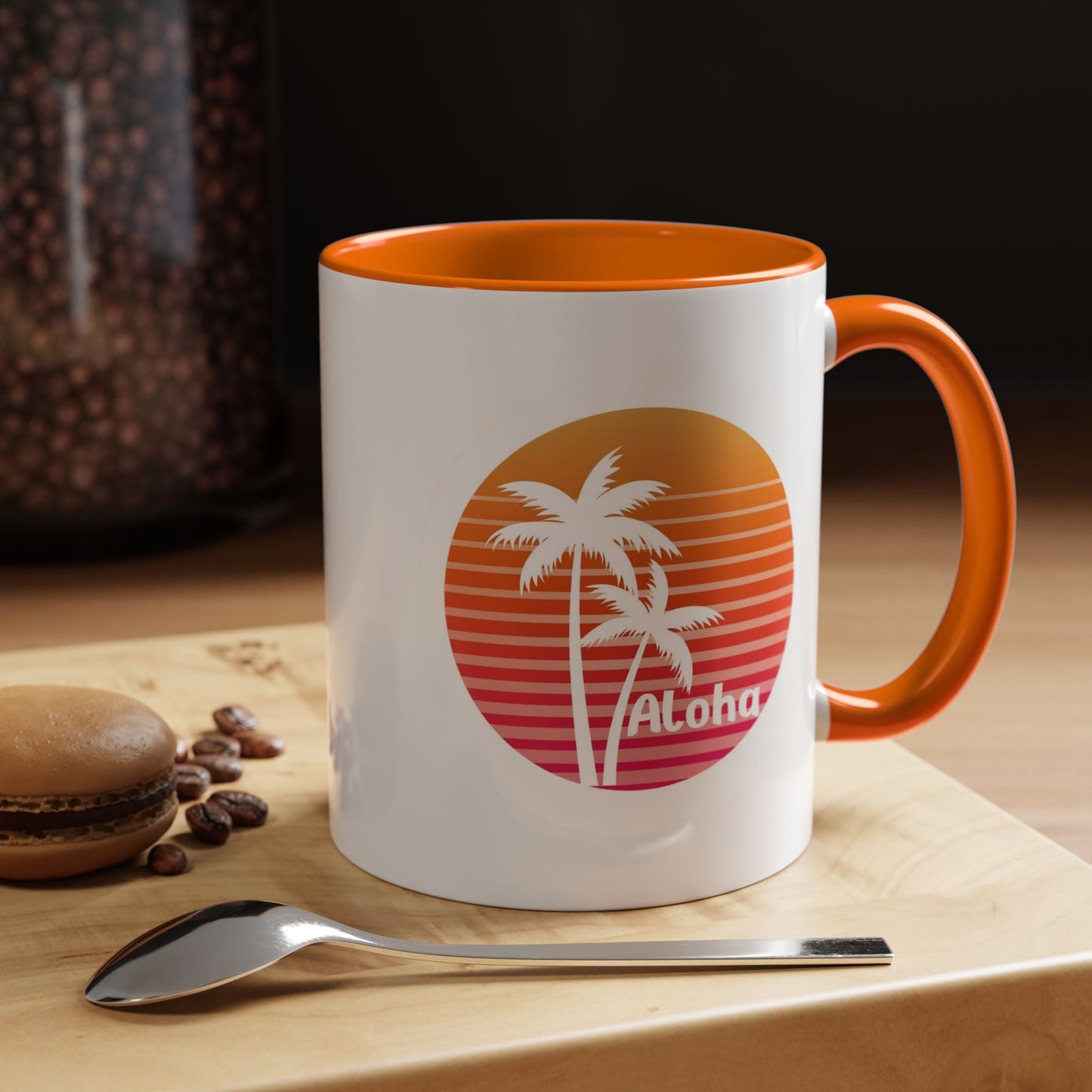 Aloha Hawaiian Island Style Coffee Mug 11oz Beach House Decor Tropical Island Theme Cup - O'ahu Surf Company