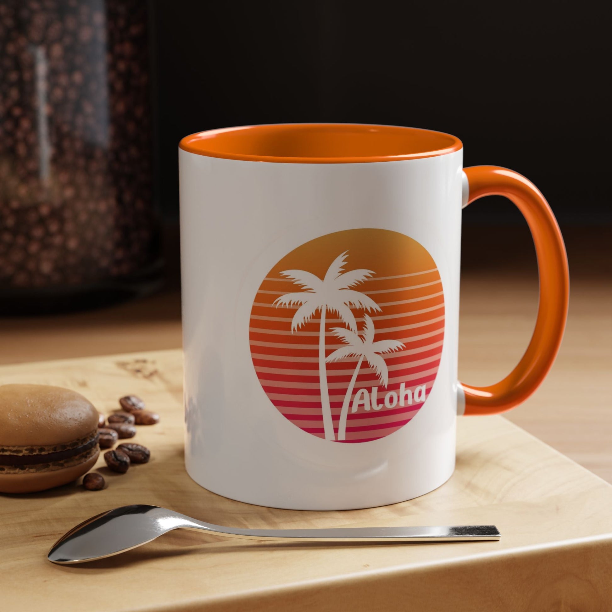 Aloha Hawaiian Island Style Coffee Mug 11oz Beach House Decor Tropical Island Theme Cup - O'ahu Surf Company