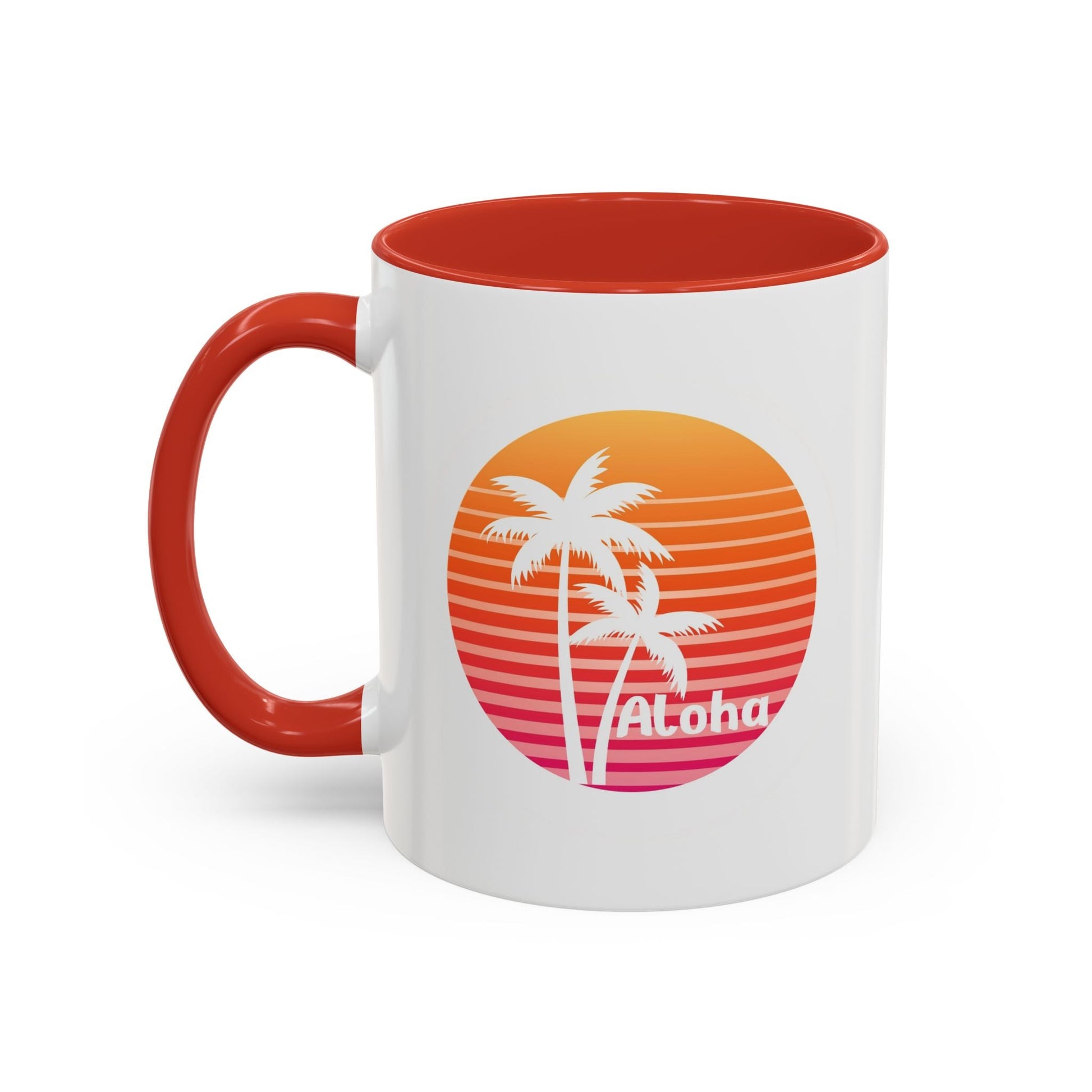 Aloha Hawaiian Island Style Coffee Mug 11oz Beach House Decor Tropical Island Theme Cup - O'ahu Surf Company