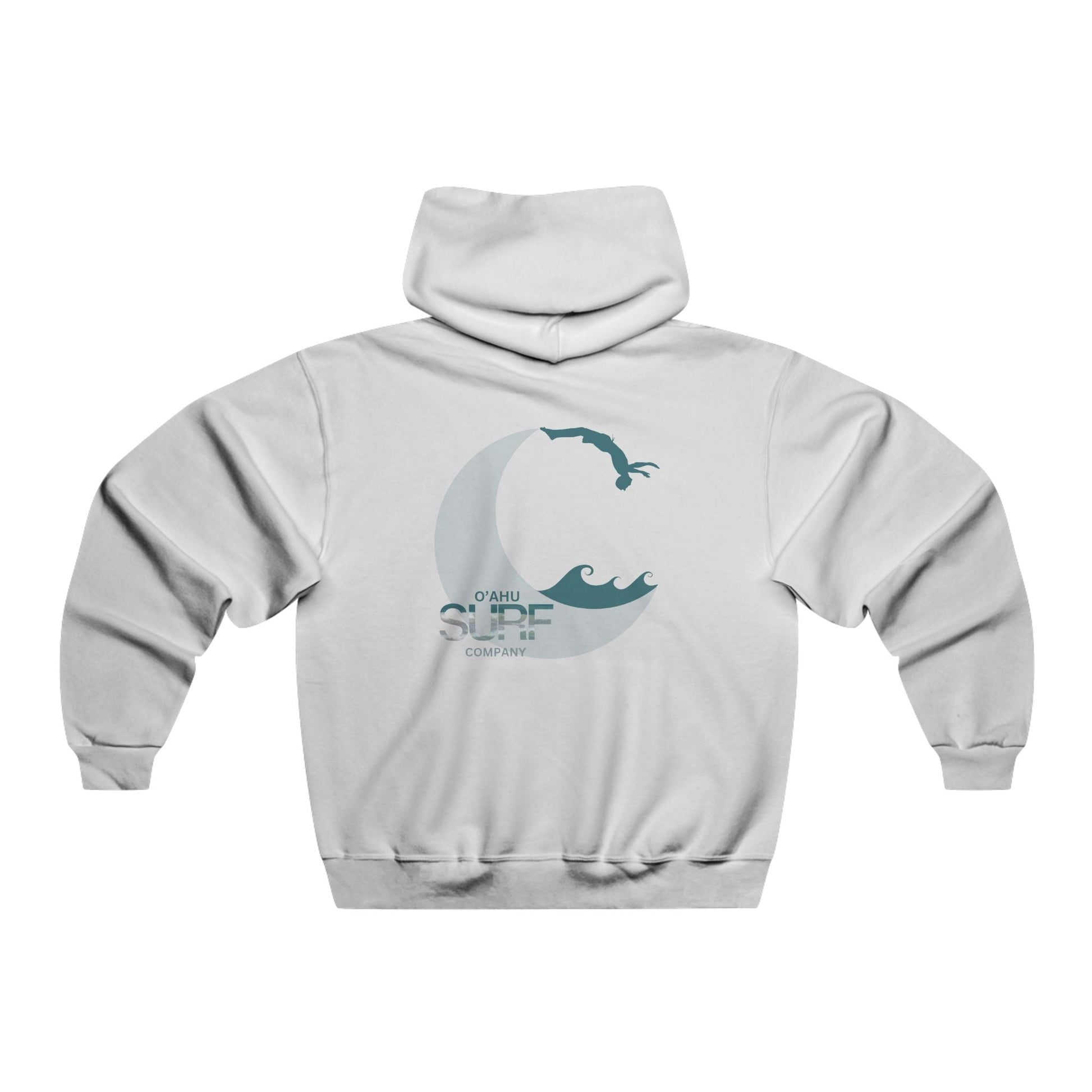 Backflip Off the Cliff Dive Moon Men's Surf Hoodie - O'ahu Surf Company
