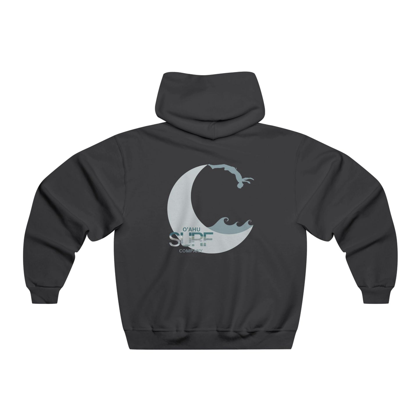 Backflip Off the Cliff Dive Moon Men's Surf Hoodie - O'ahu Surf Company