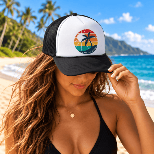 Beach Island Style Hawaii Trucker Hat - O'ahu Surf Company