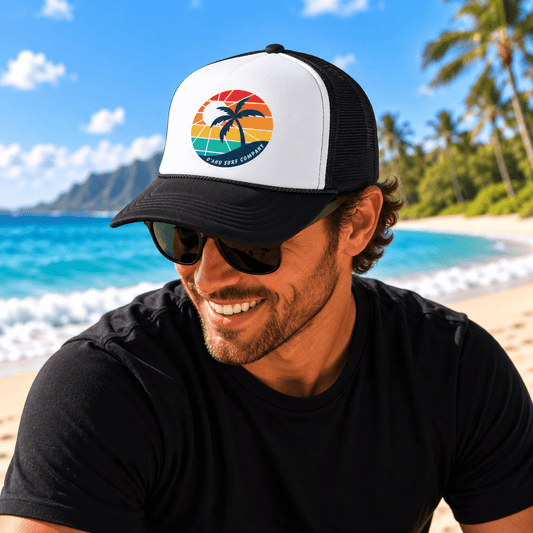 Beach Island Style Hawaii Trucker Hat - O'ahu Surf Company