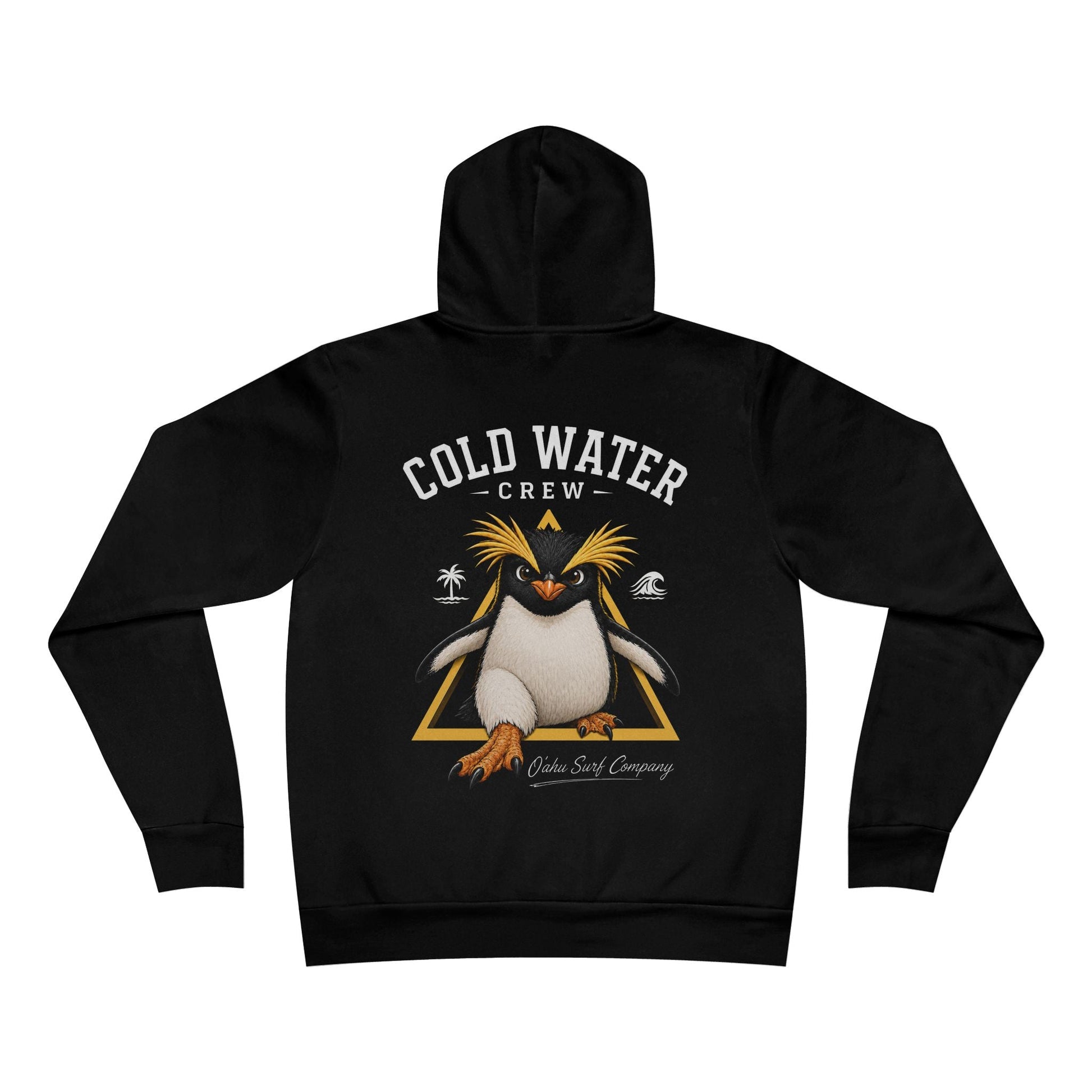 Fiordland Crested Penguin Cold Water Crew Hoodie– O’ahu Surf Company Tropical Expedition Sweatshirt - O'ahu Surf Company