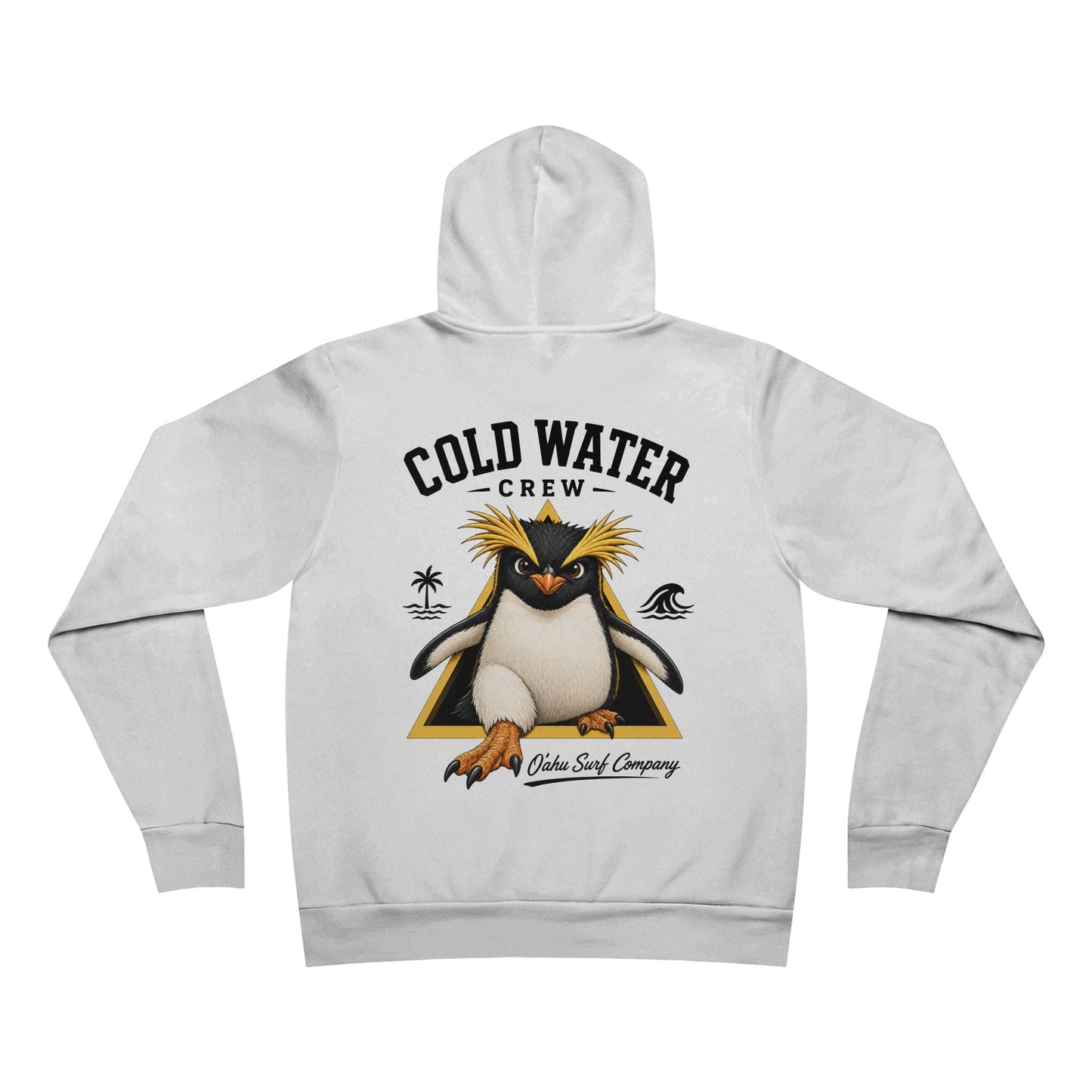 Fiordland Crested Penguin Cold Water Crew Hoodie– O’ahu Surf Company Tropical Expedition Sweatshirt - O'ahu Surf Company
