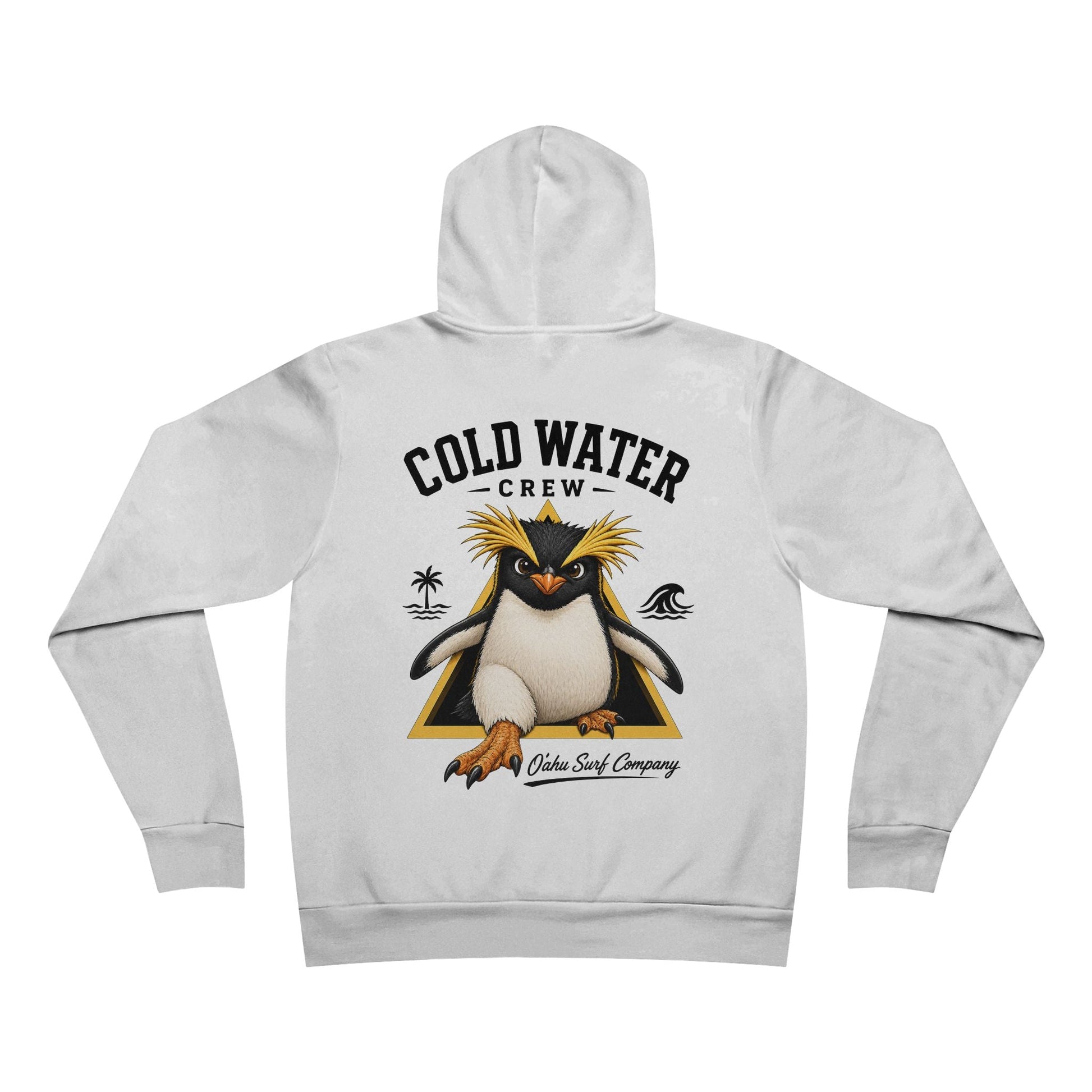 Fiordland Crested Penguin Cold Water Crew Hoodie– O’ahu Surf Company Tropical Expedition Sweatshirt - O'ahu Surf Company