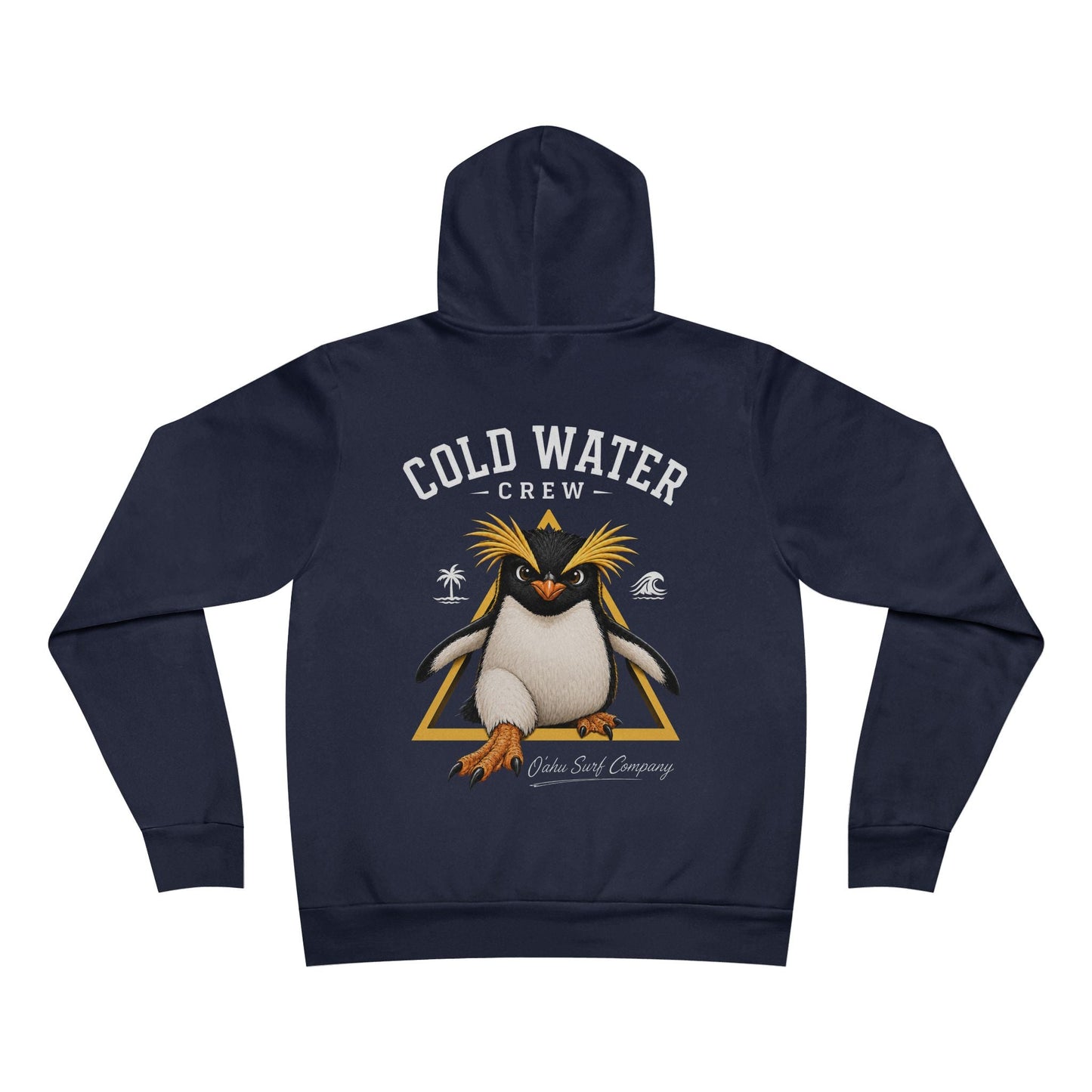 Fiordland Crested Penguin Cold Water Crew Hoodie– O’ahu Surf Company Tropical Expedition Sweatshirt - O'ahu Surf Company