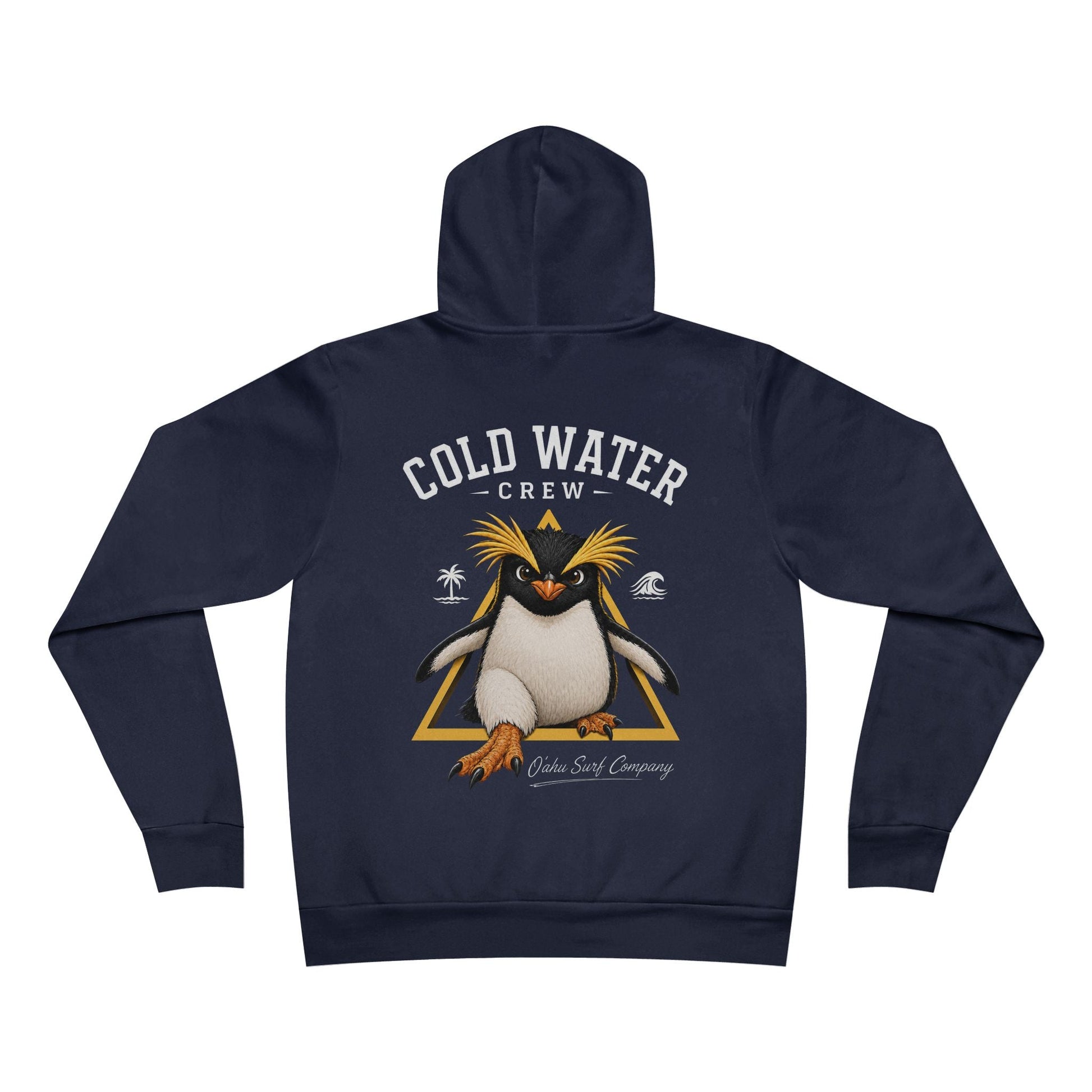 Fiordland Crested Penguin Cold Water Crew Hoodie– O’ahu Surf Company Tropical Expedition Sweatshirt - O'ahu Surf Company