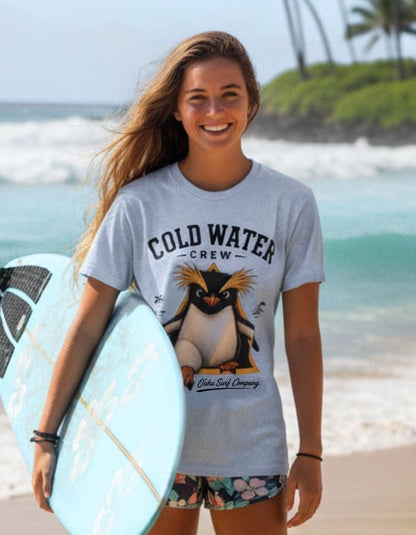 Fiordland Crested Penguin Cold Water Crew Shirt – O’ahu Surf Company Tropical Expedition Tee - O'ahu Surf Company