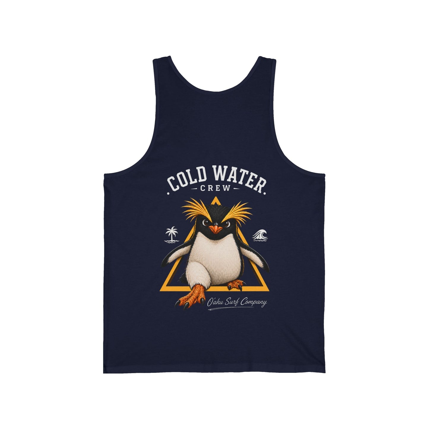 Fiordland Crested Penguin Cold Water Crew Surf Men's Tank Top - O'ahu Surf Company