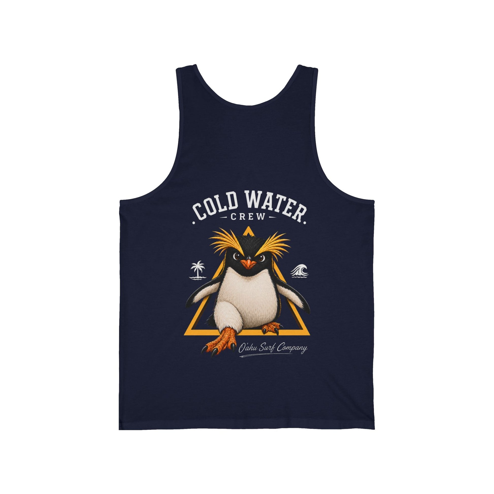 Fiordland Crested Penguin Cold Water Crew Surf Men's Tank Top - O'ahu Surf Company