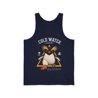 Fiordland Crested Penguin Cold Water Crew Surf Men's Tank Top - O'ahu Surf Company