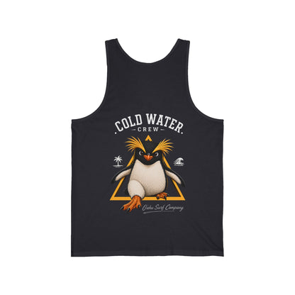 Fiordland Crested Penguin Cold Water Crew Surf Men's Tank Top - O'ahu Surf Company