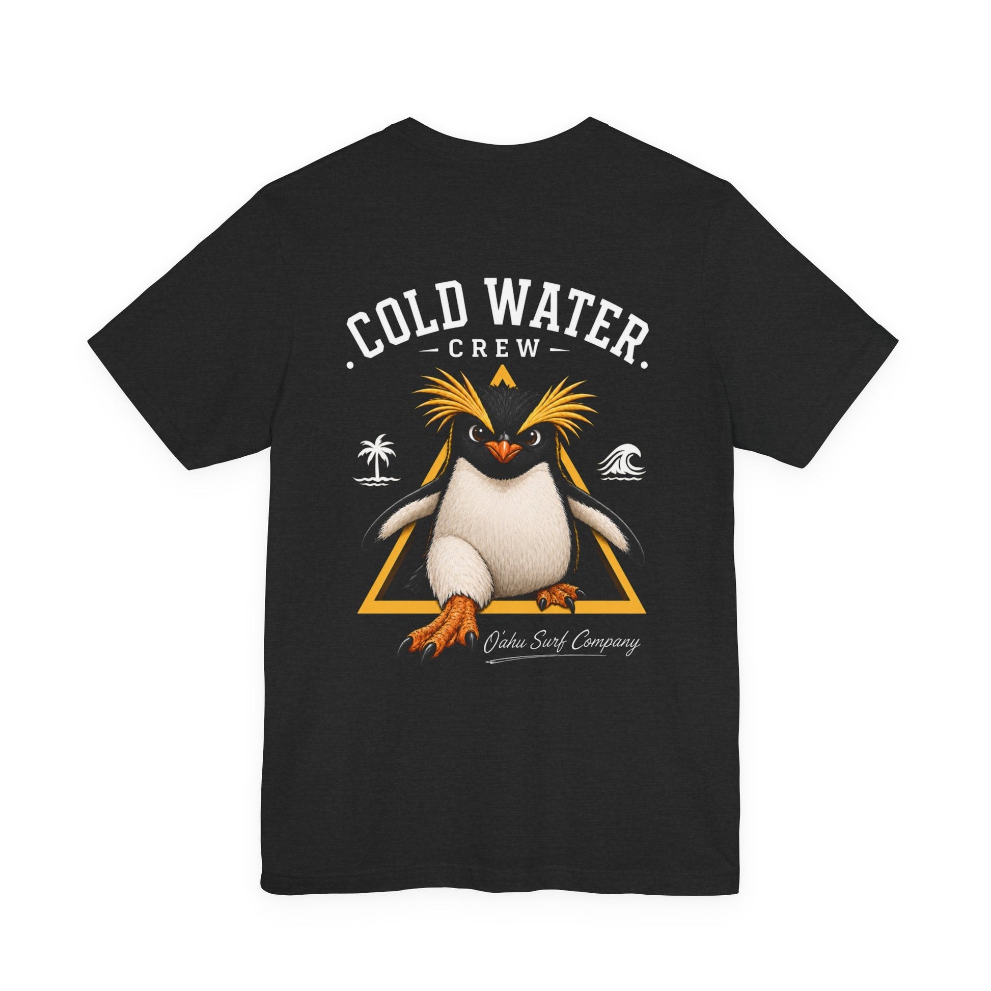 Fiordland Crested Penguin Cold Water Crew Surf Shirt – O’ahu Surf Company Tropical Expedition Tee - O'ahu Surf Company