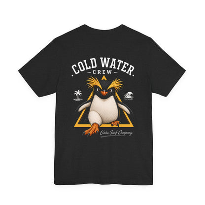 Fiordland Crested Penguin Cold Water Crew Surf Shirt – O’ahu Surf Company Tropical Expedition Tee - O'ahu Surf Company