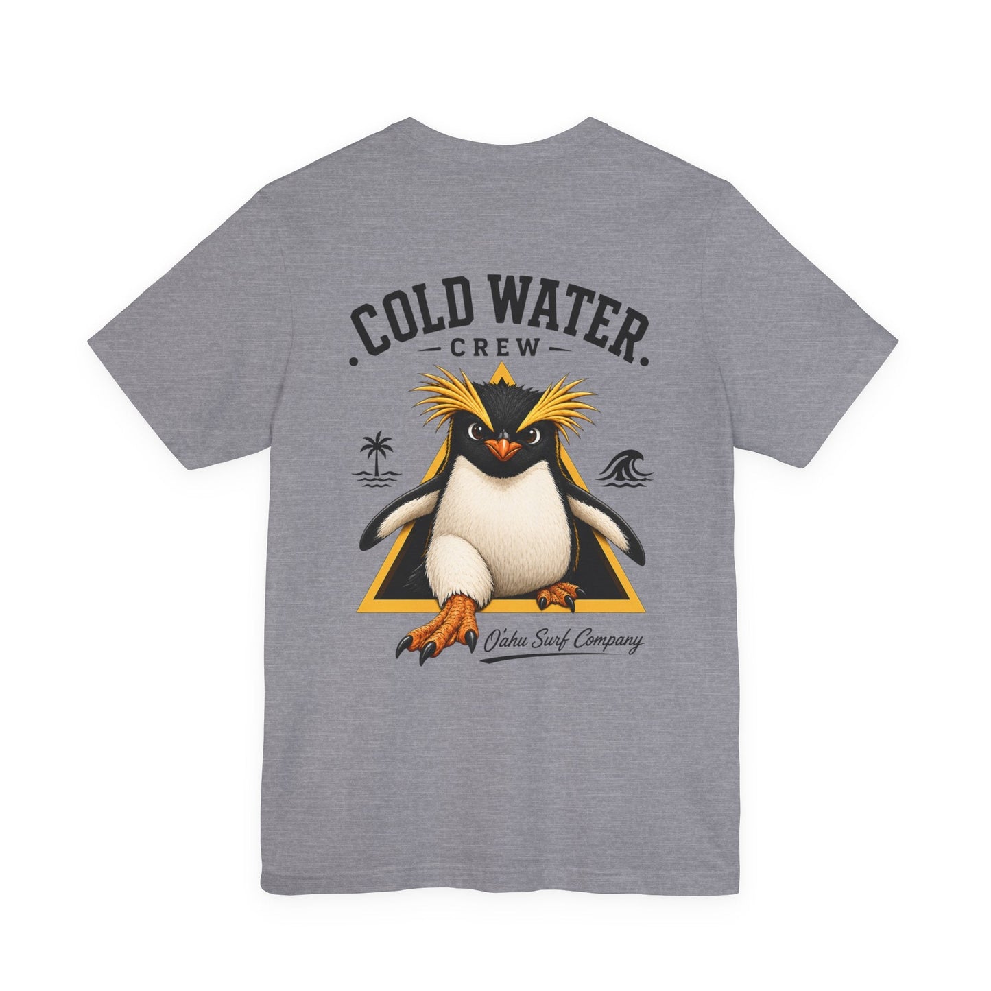 Fiordland Crested Penguin Cold Water Crew Surf Shirt – O’ahu Surf Company Tropical Expedition Tee - O'ahu Surf Company