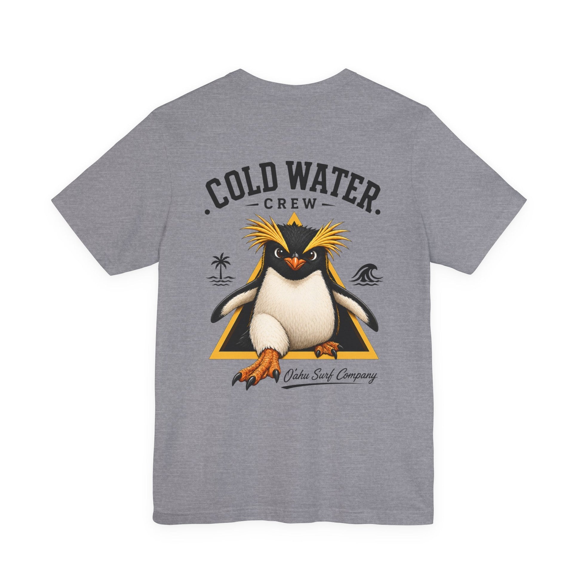 Fiordland Crested Penguin Cold Water Crew Surf Shirt – O’ahu Surf Company Tropical Expedition Tee - O'ahu Surf Company