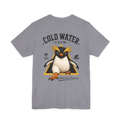 Fiordland Crested Penguin Cold Water Crew Surf Shirt – O’ahu Surf Company Tropical Expedition Tee - O'ahu Surf Company