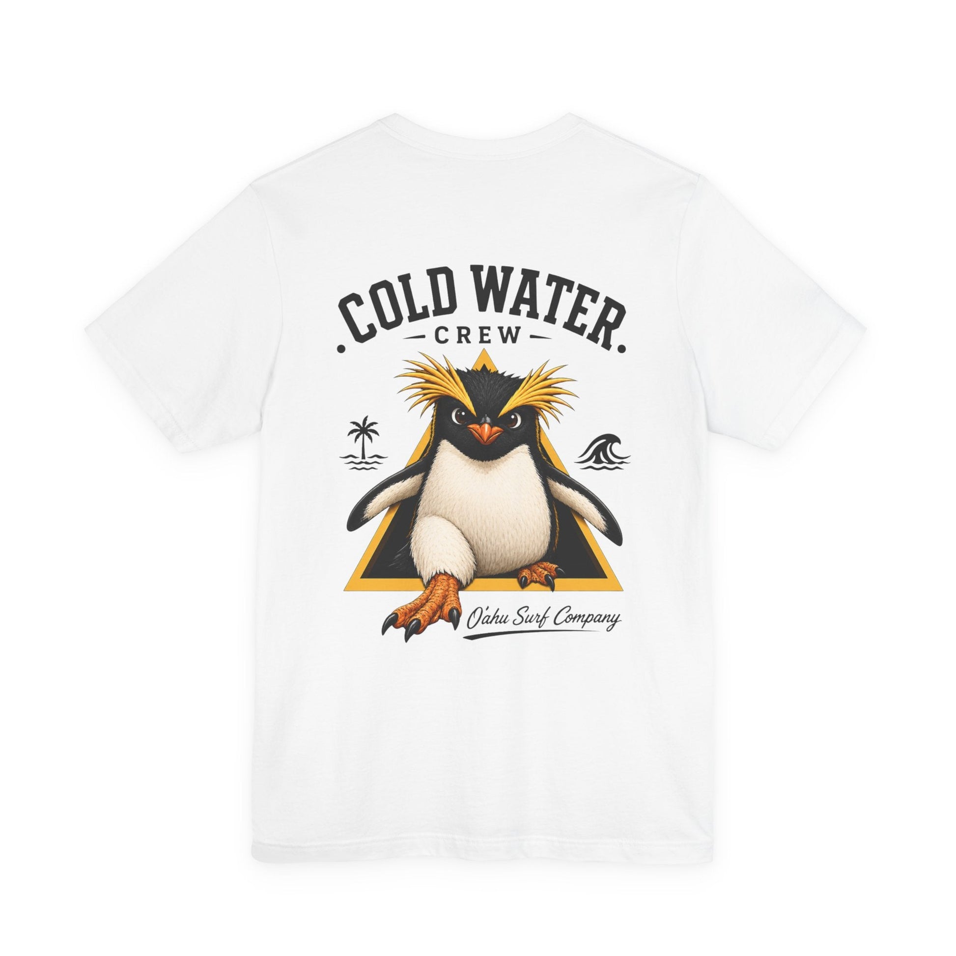 Fiordland Crested Penguin Cold Water Crew Surf Shirt – O’ahu Surf Company Tropical Expedition Tee - O'ahu Surf Company