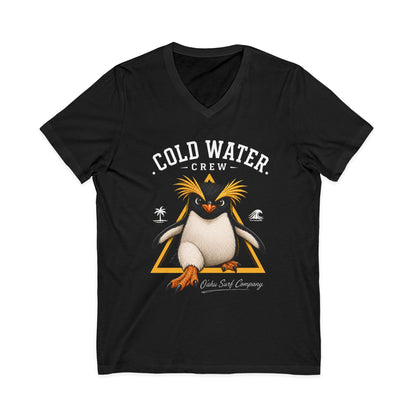 Fiordland Crested Penguin Cold Water Crew V - Neck Shirt – O’ahu Surf Company Tropical Expedition Tee - O'ahu Surf Company