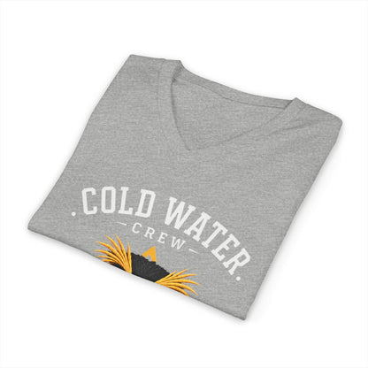 Fiordland Crested Penguin Cold Water Crew V - Neck Shirt – O’ahu Surf Company Tropical Expedition Tee - O'ahu Surf Company