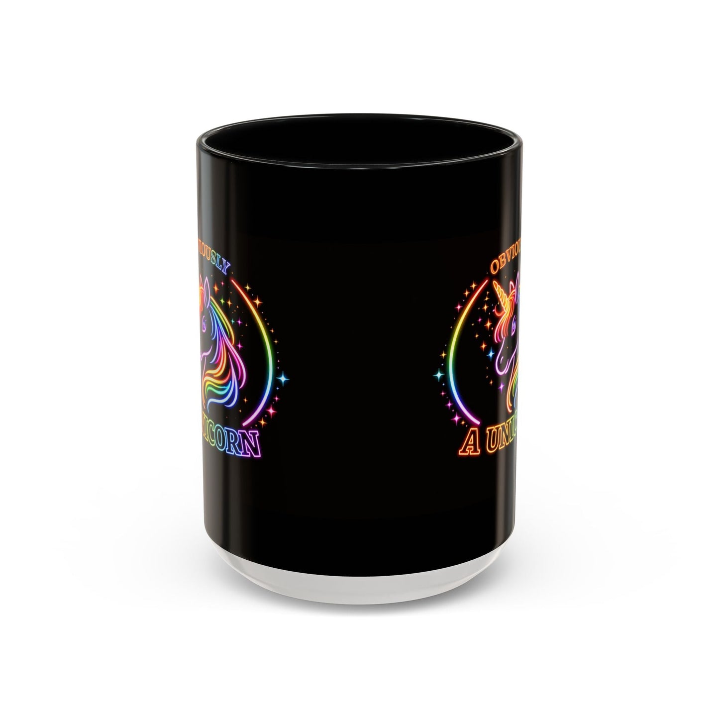Funny Unicorn Mug – “Obviously a Unicorn” Rainbow Coffee Mug | Cute Sarcastic Gift | 15oz Ceramic Cup for Coffee Lovers - O'ahu Surf Company