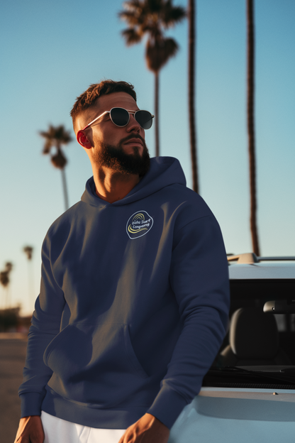 Oahu Surf Company HI Hawaii Hoodie – Hawaiian Surf Sweatshirt with Island Style Design