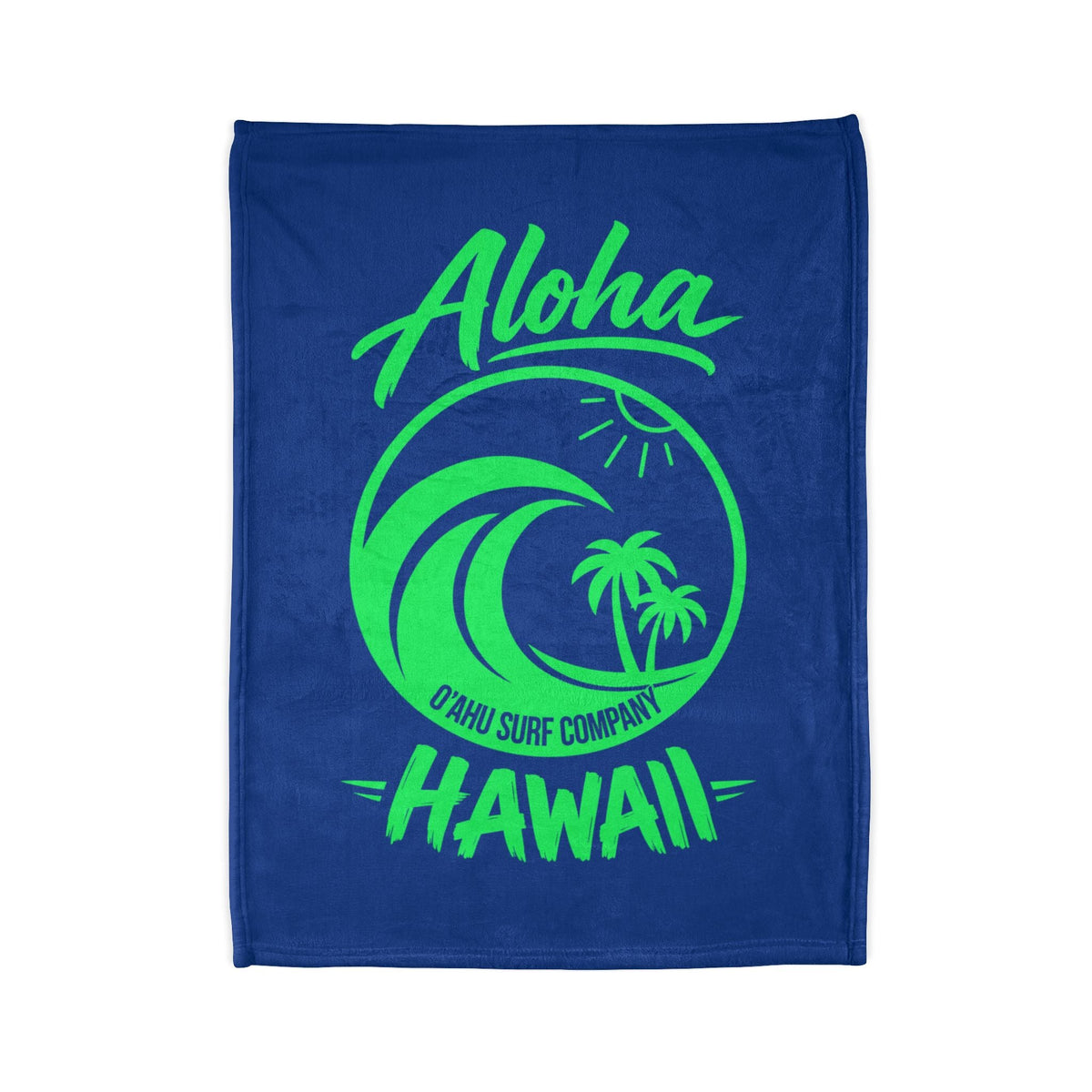 Hawaii Aloha Ocean Wave Throw Blanket - O'ahu Surf Company