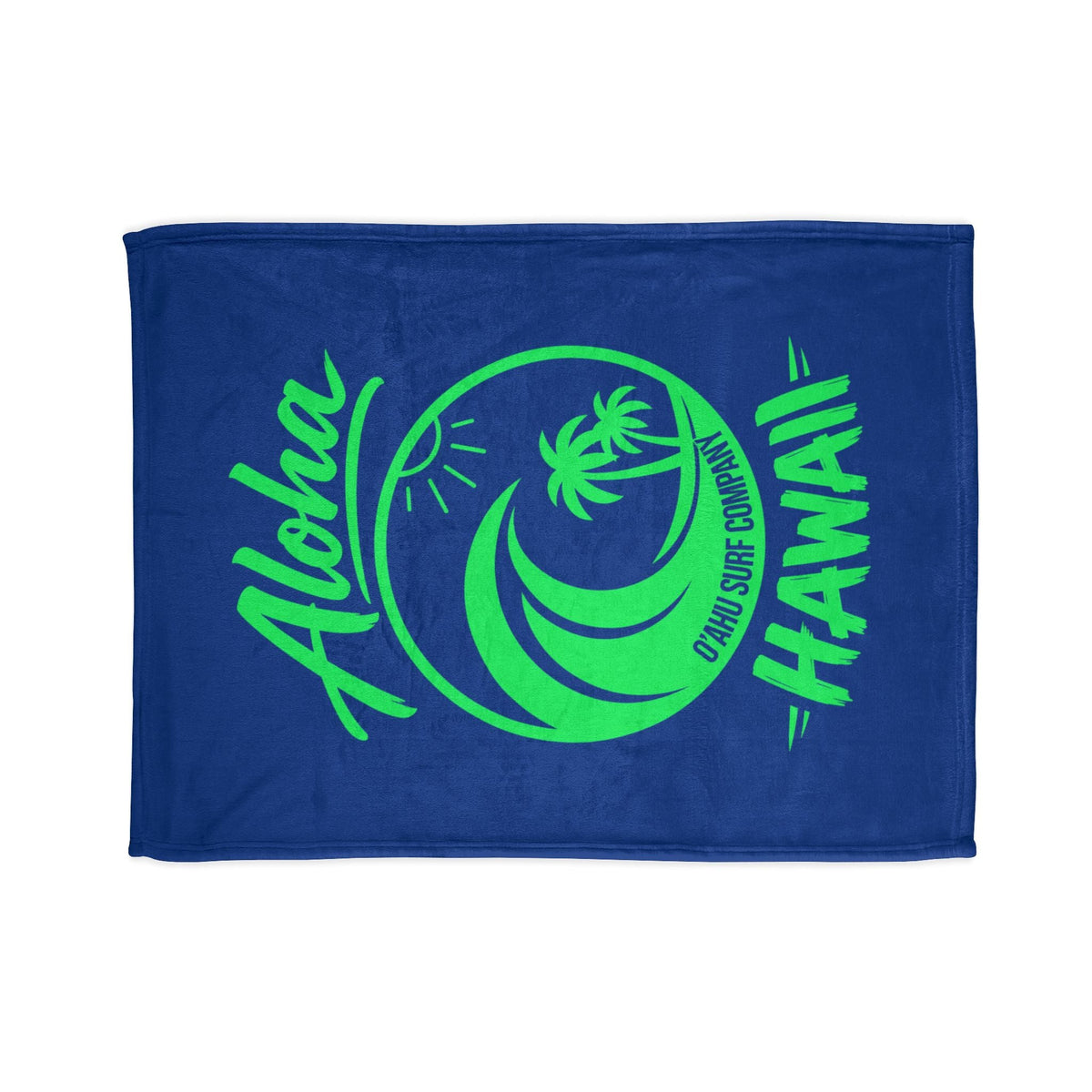 Hawaii Aloha Ocean Wave Throw Blanket - O'ahu Surf Company